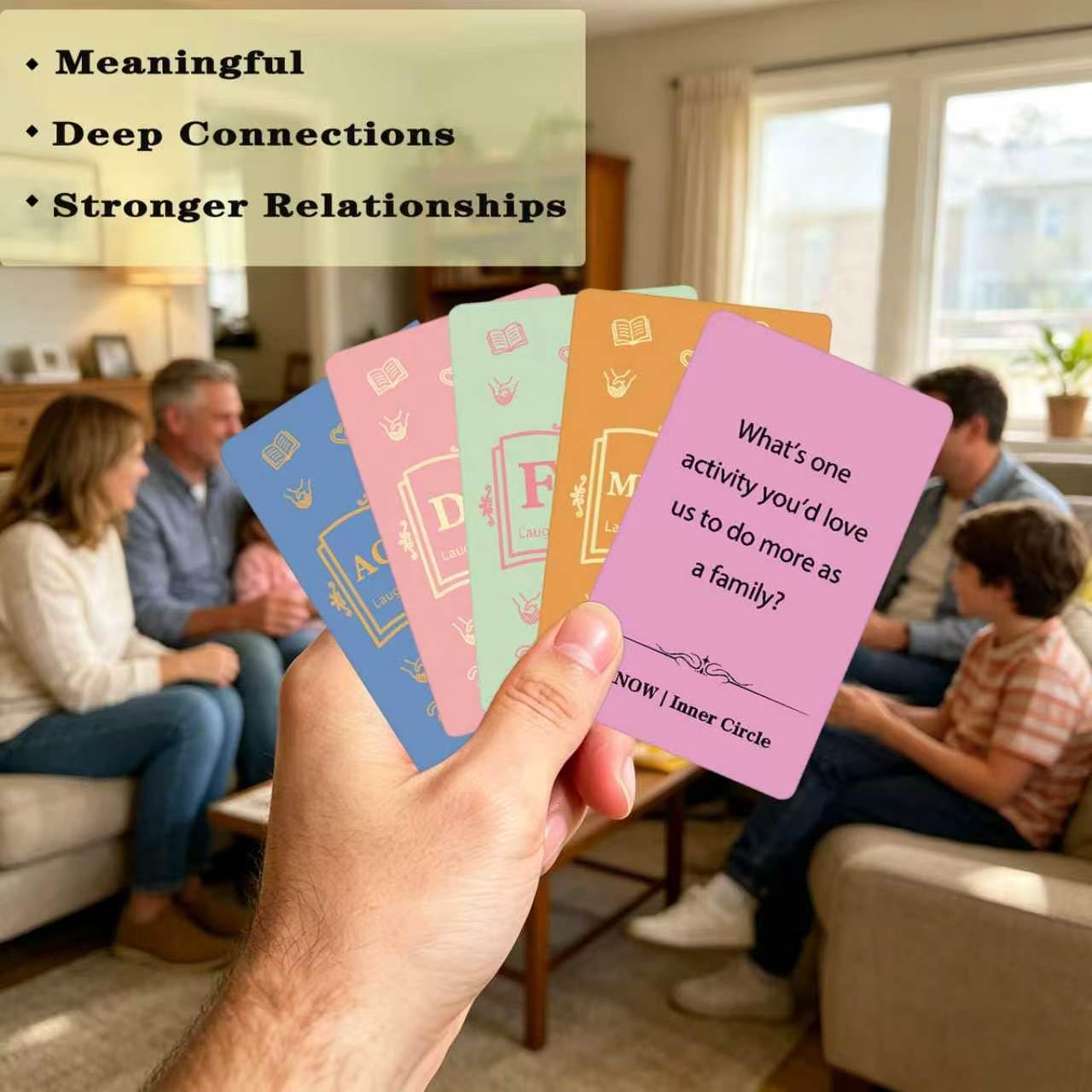 Couples Conversation Starter Cards for Date Night, 54 Pack
