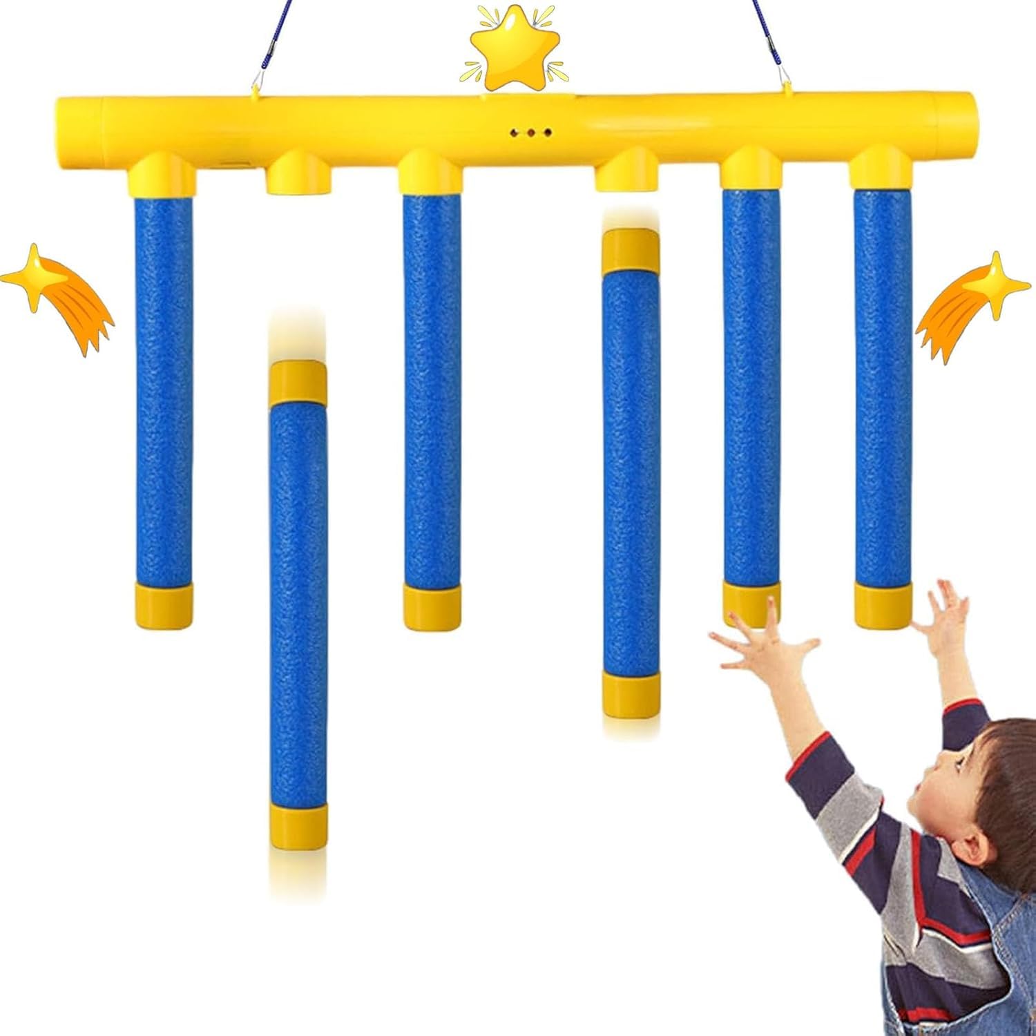 Reflex Challenge Drop Stick Catching Game with Adjustable Speed