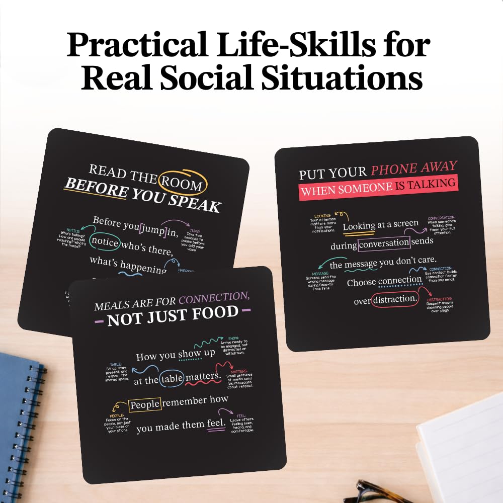 Everyday Manners Cards for Social Skills & Kindness