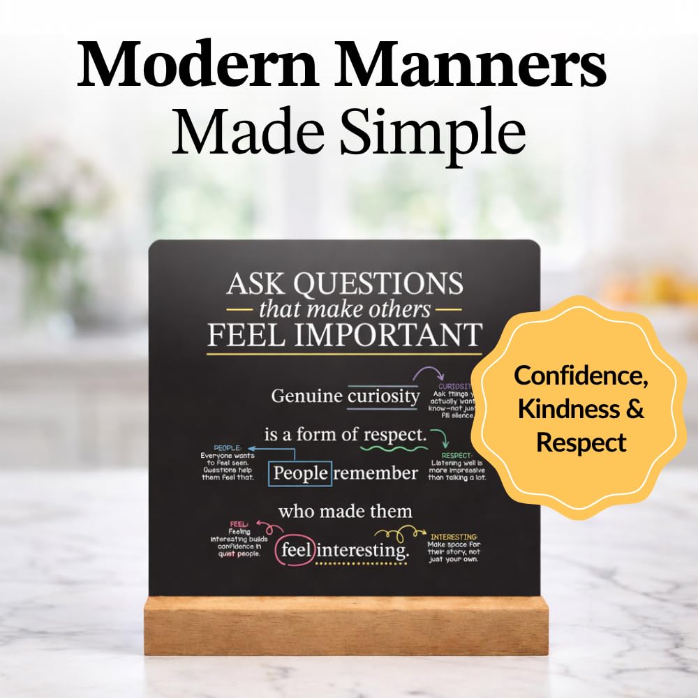 Everyday Manners Cards for Social Skills & Kindness