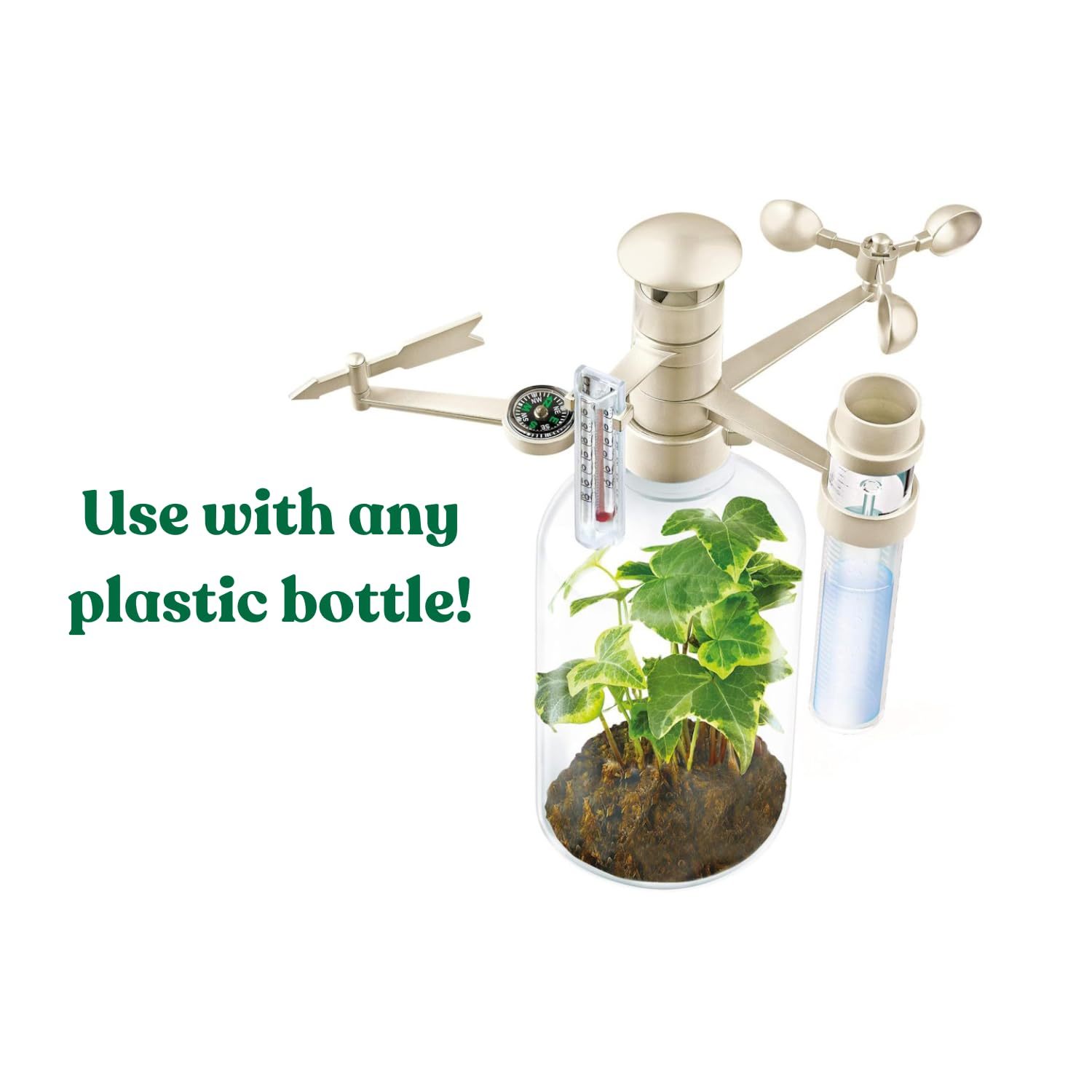 4M Green Science Weather Station - DIY Mini Observatory & STEAM Science Kit