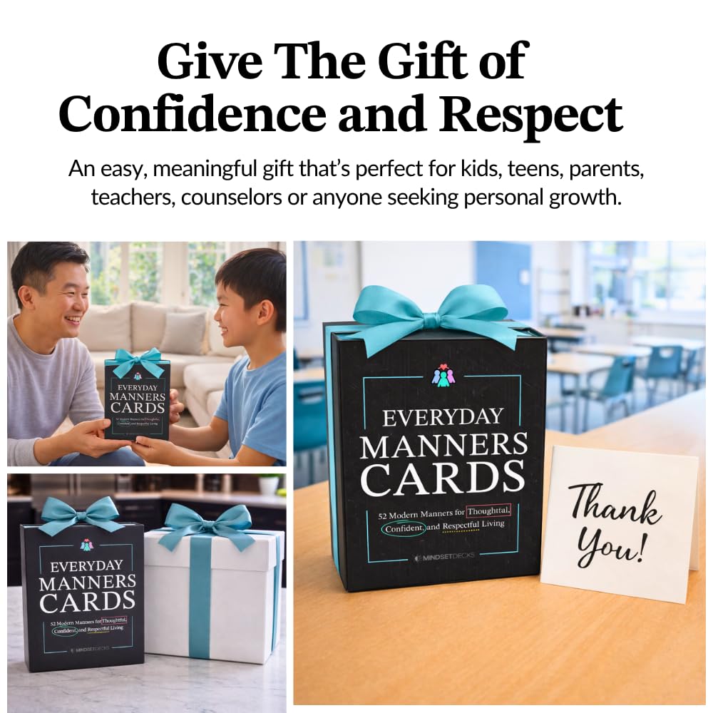 Everyday Manners Cards for Social Skills & Kindness