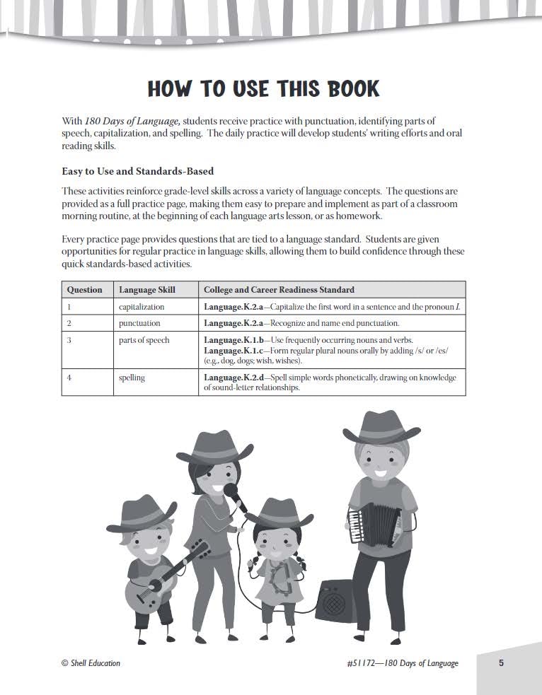 Kindergarten 180-Day Practice Workbook Set, 8 Books