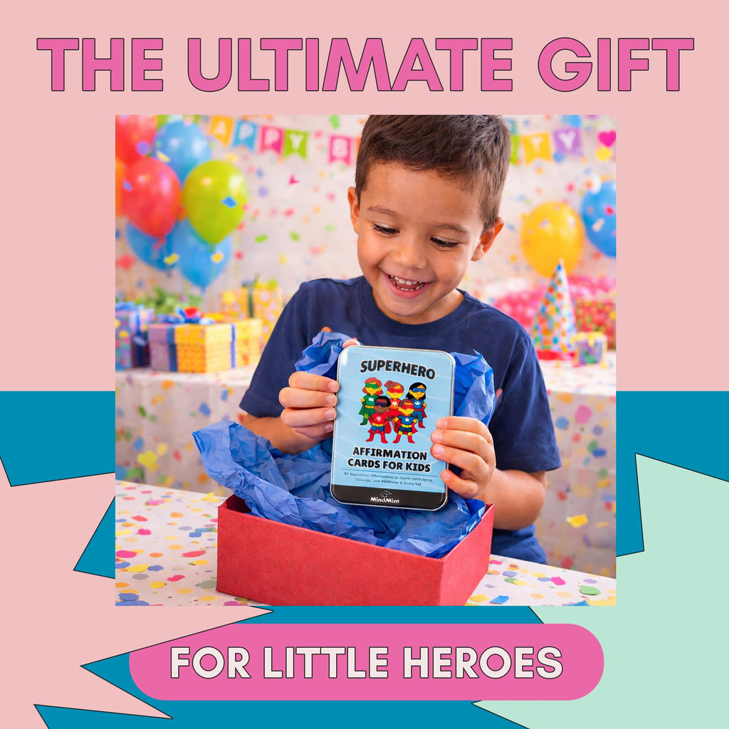 Kids Superhero Affirmation Cards for Confidence & Courage