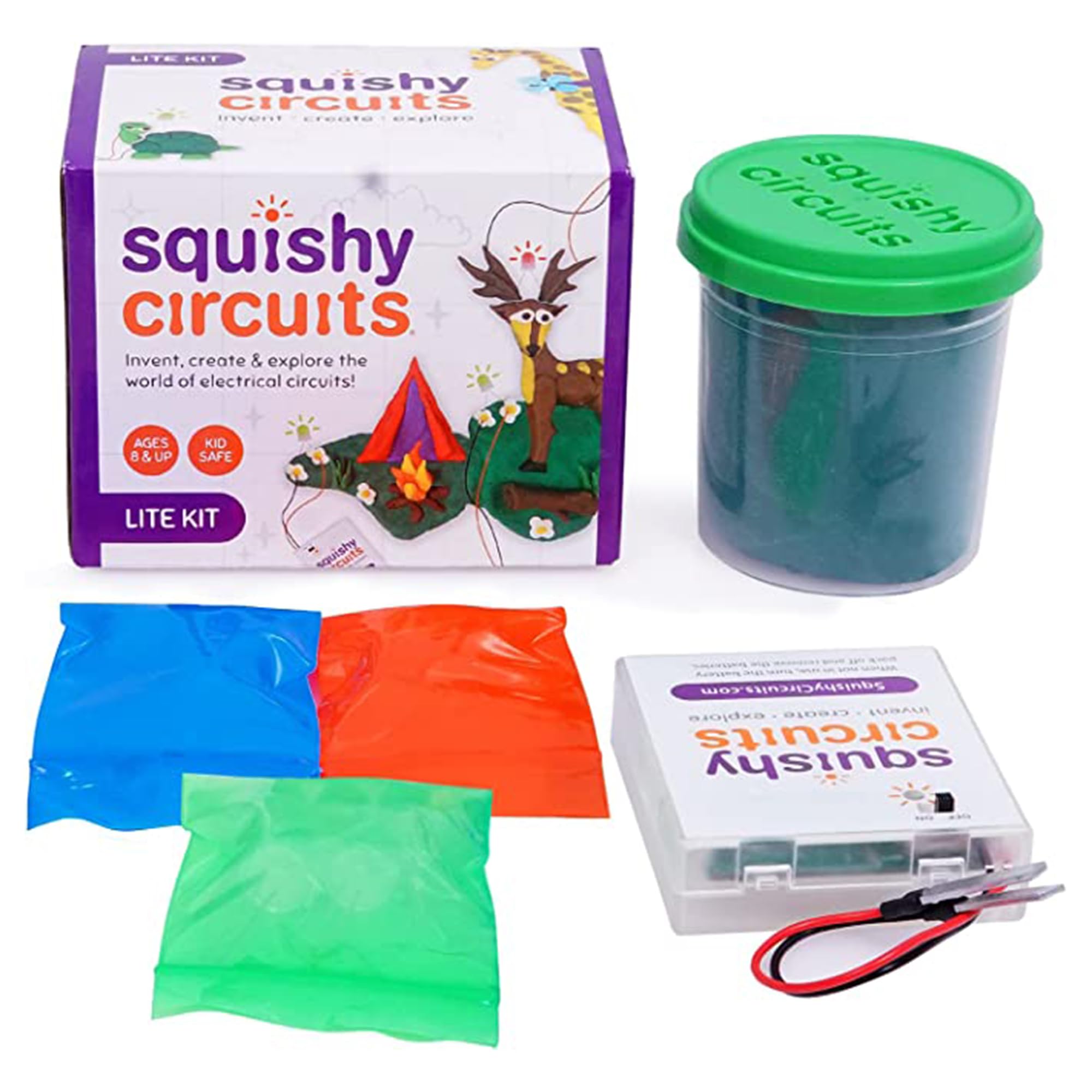 Kids Beginner Electric Circuit Kit with Conductive Dough