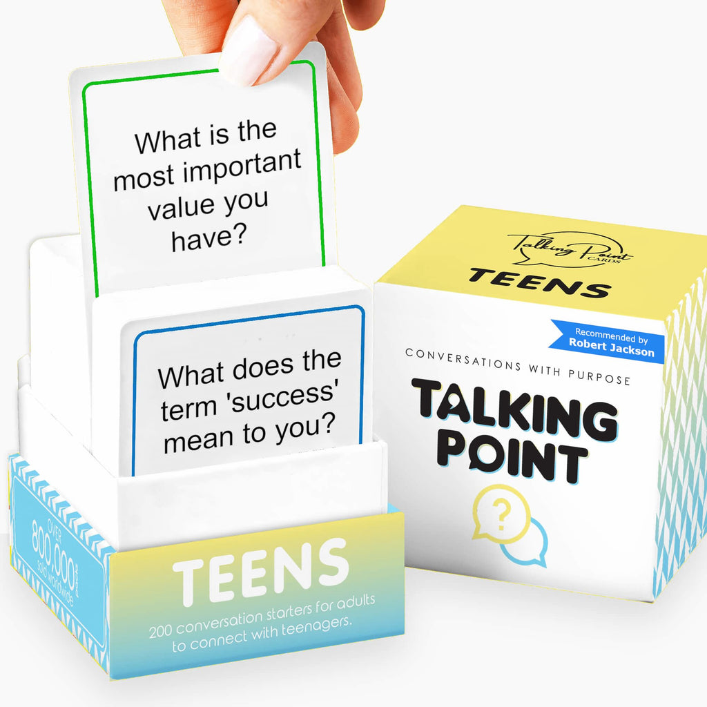 200 Teen Conversation Cards for Therapy & Social Skills