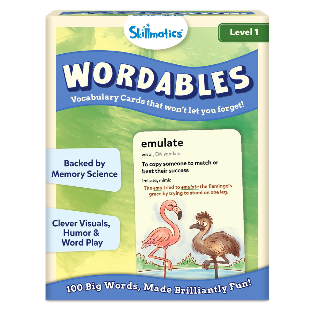 Skillmatics Vocabulary Flash Cards for Kids