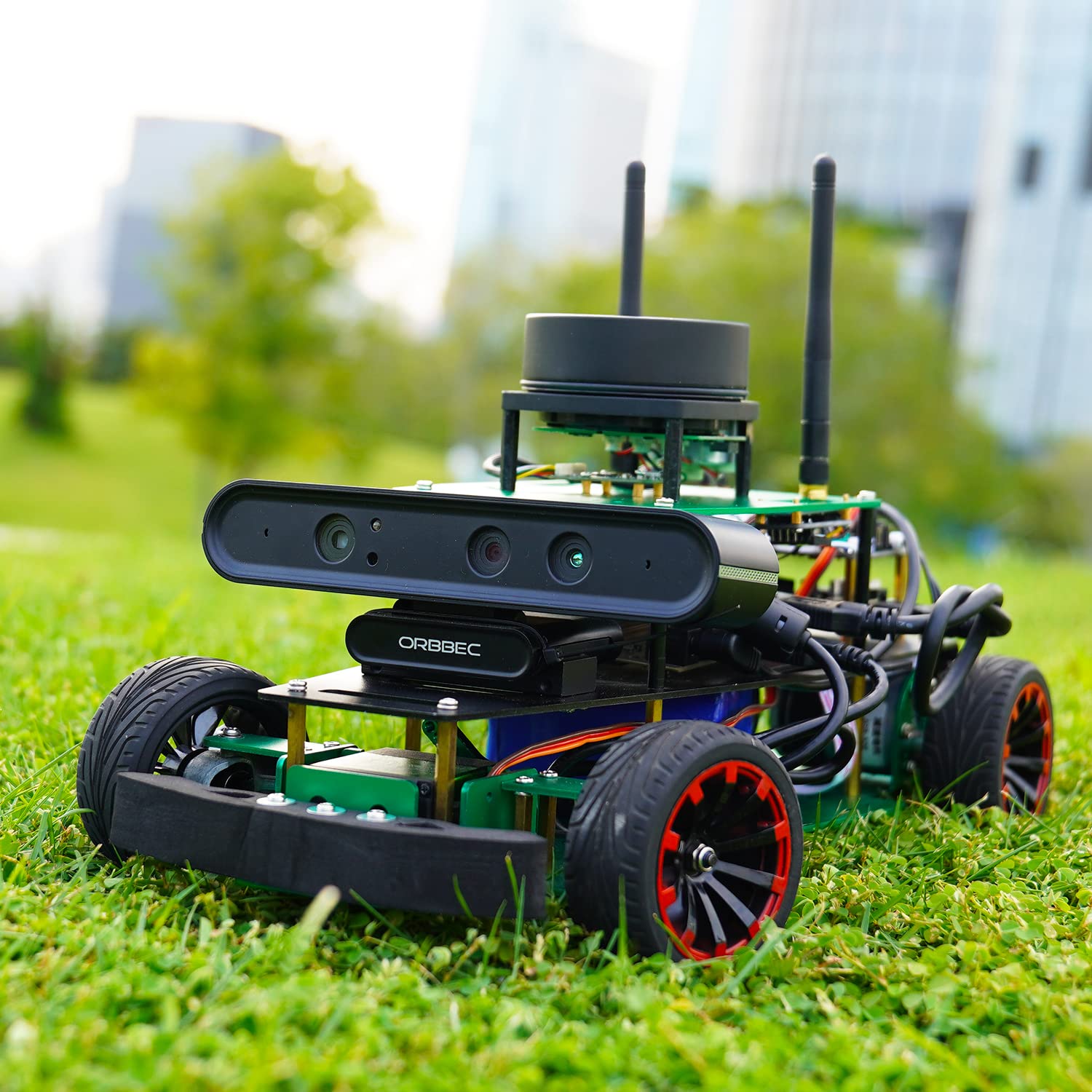 ROS2 AI Ackerman Steering Robot Kit for Raspberry Pi & Jetson