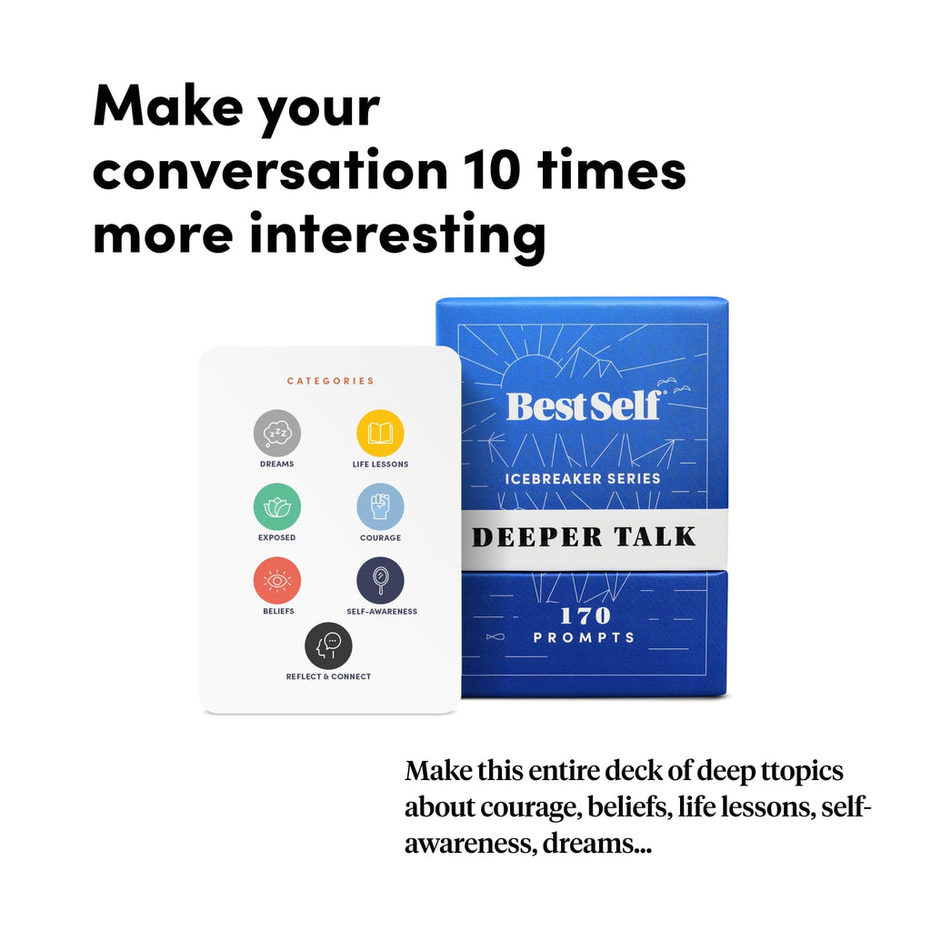 Conversation Starter & Deeper Talk Cards for Meaningful Talks