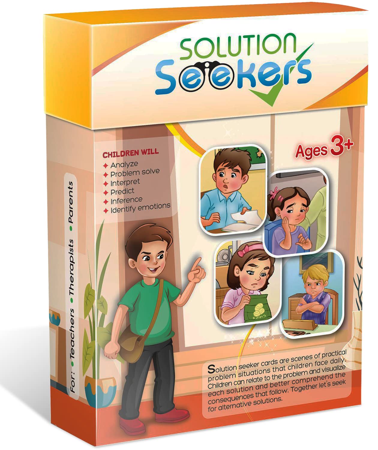 Problem-Solving Scenario Cards for Reasoning & Emotional Skills