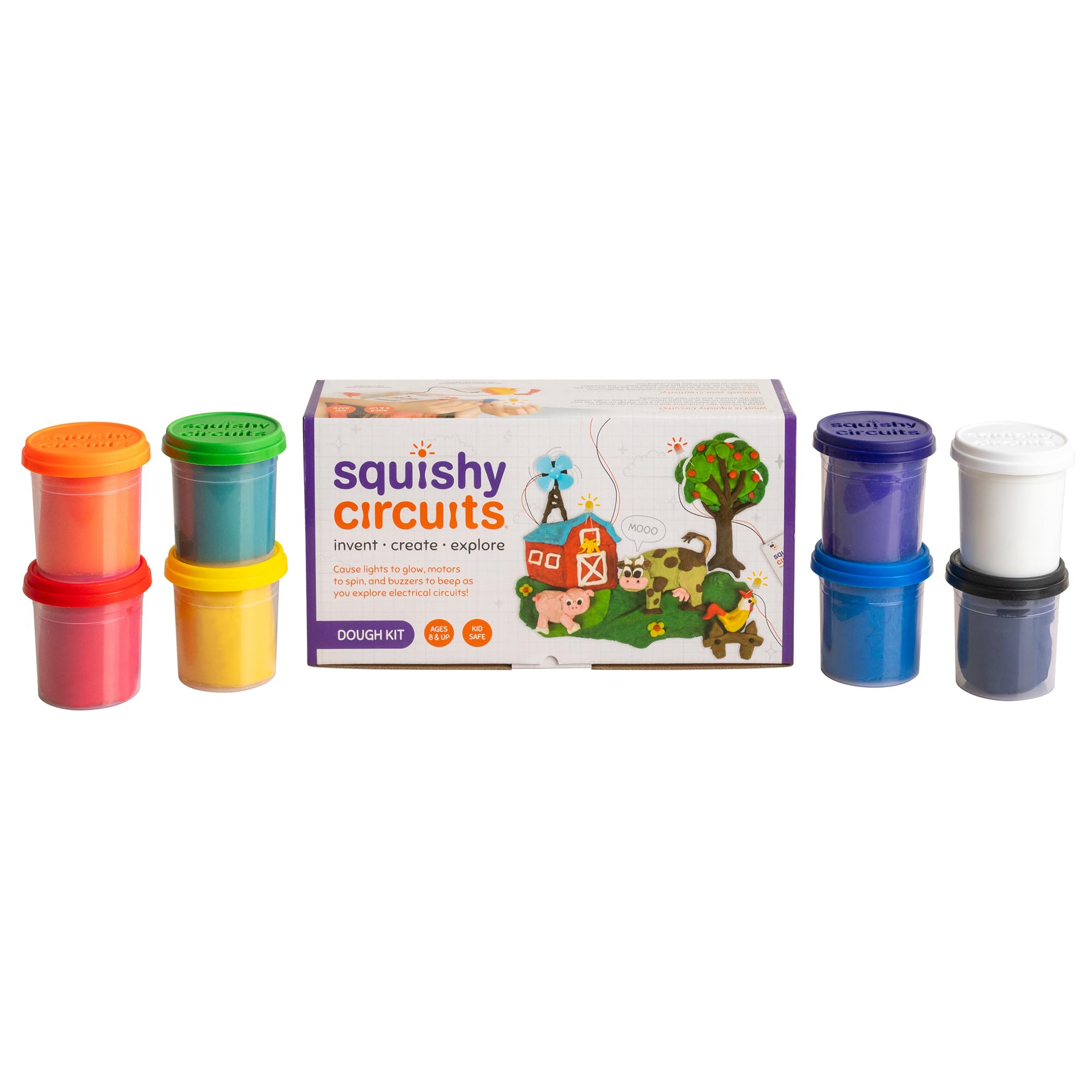 Kids Beginner Electric Circuit Kit with Conductive Dough