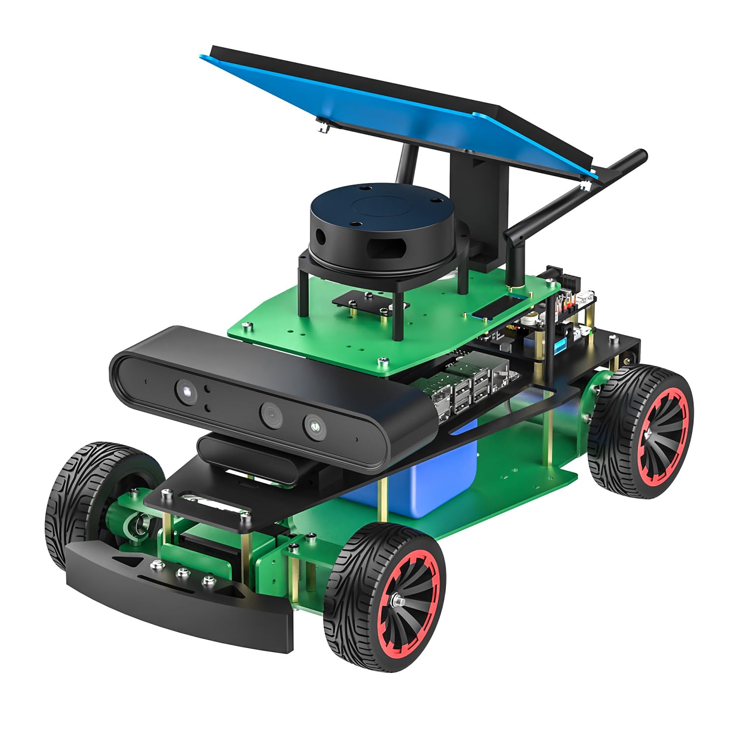 ROS2 AI Ackerman Steering Robot Kit for Raspberry Pi & Jetson