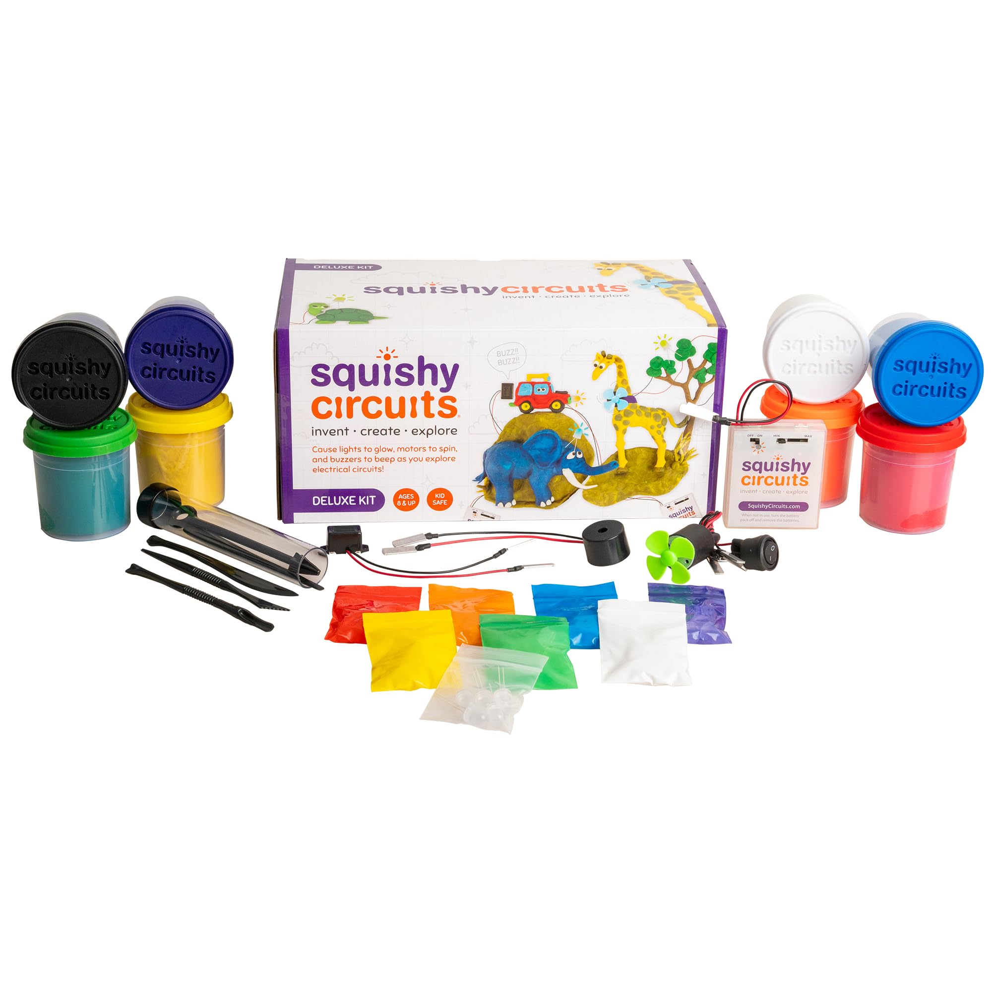 Kids Beginner Electric Circuit Kit with Conductive Dough