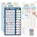 3-in-1 Magnetic Routine & Chore Chart for Kids
