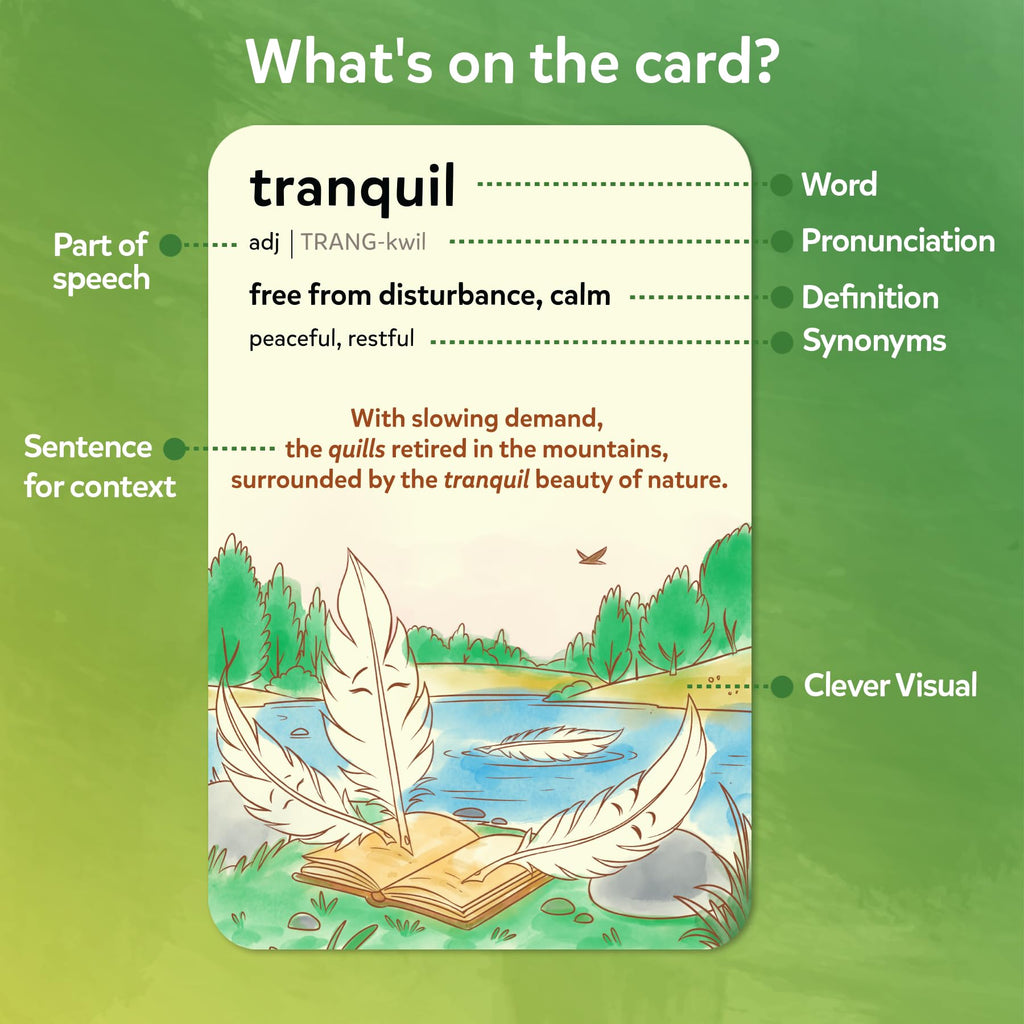 Skillmatics Vocabulary Flash Cards for Kids