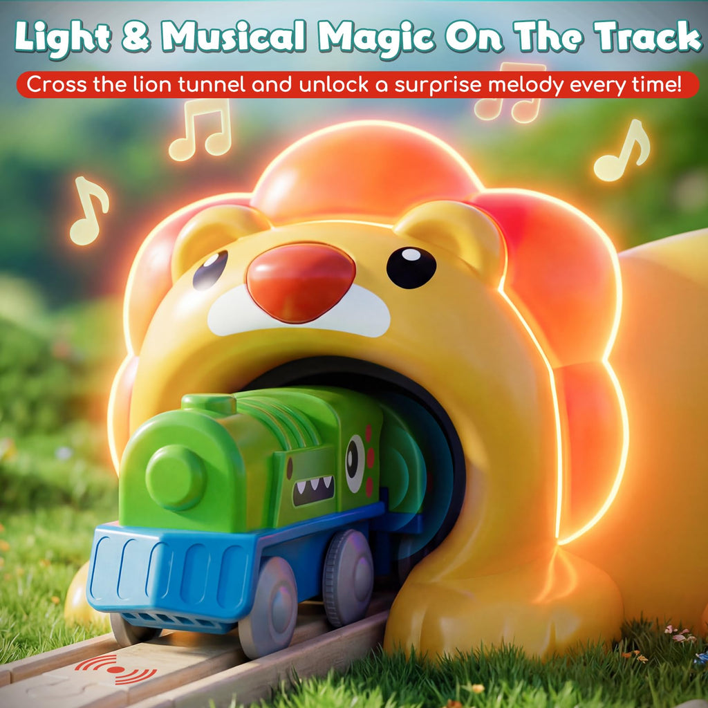 Lehoo Castle Train Set for Toddlers