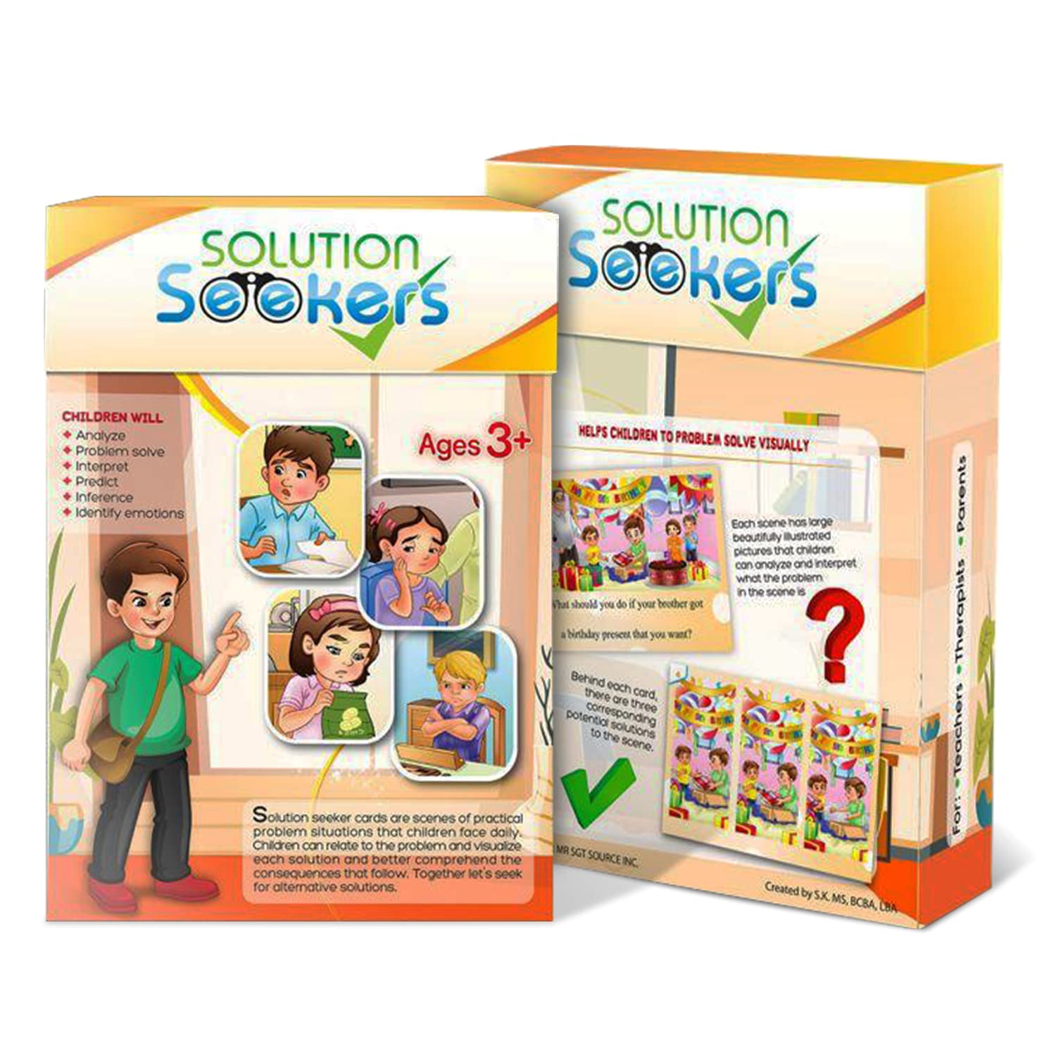 Problem-Solving Scenario Cards for Reasoning & Emotional Skills