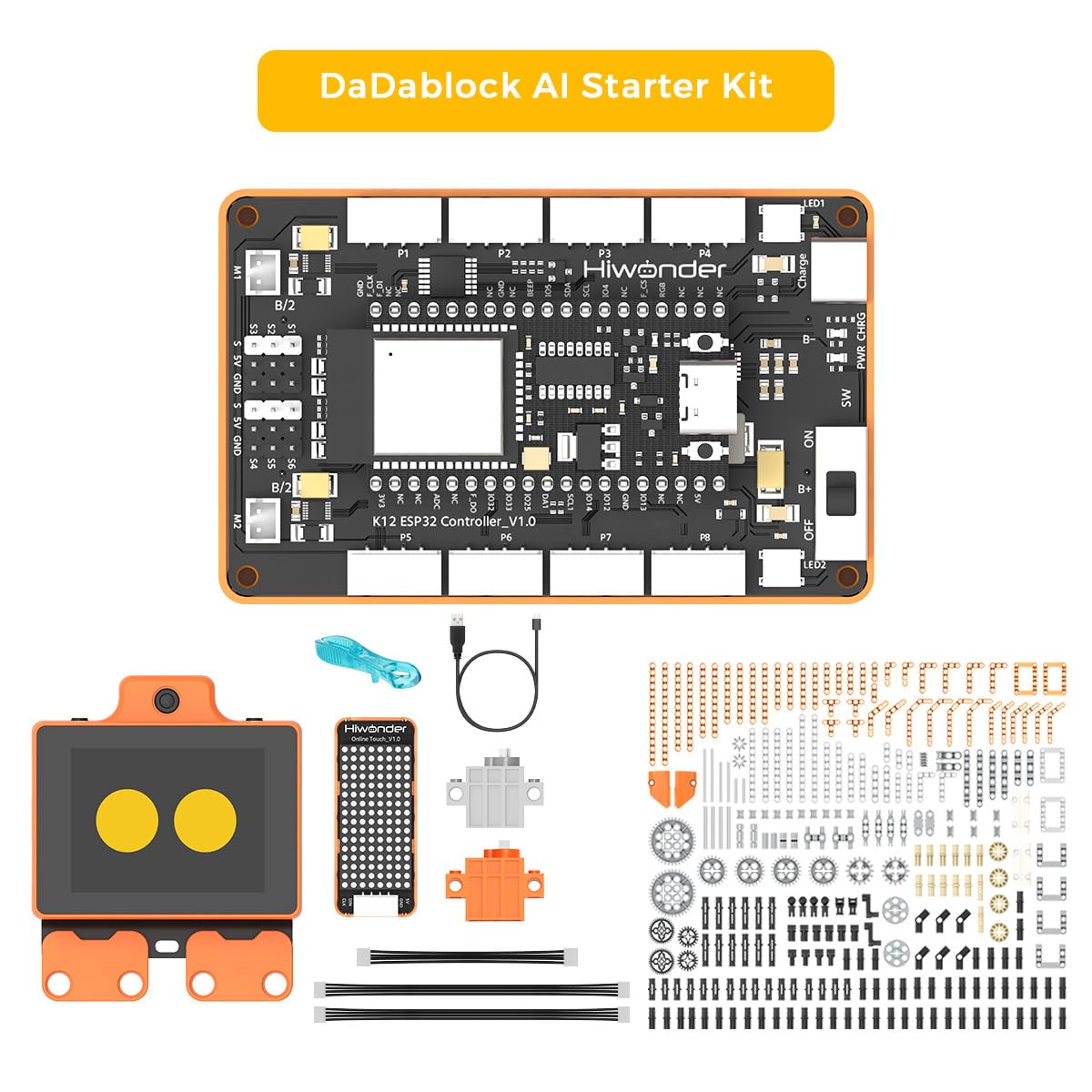 AI Robot Building Kit with Vision & Voice Control