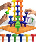 Montessori Sensory Peg Board for Sorting & Fine Motor Skills