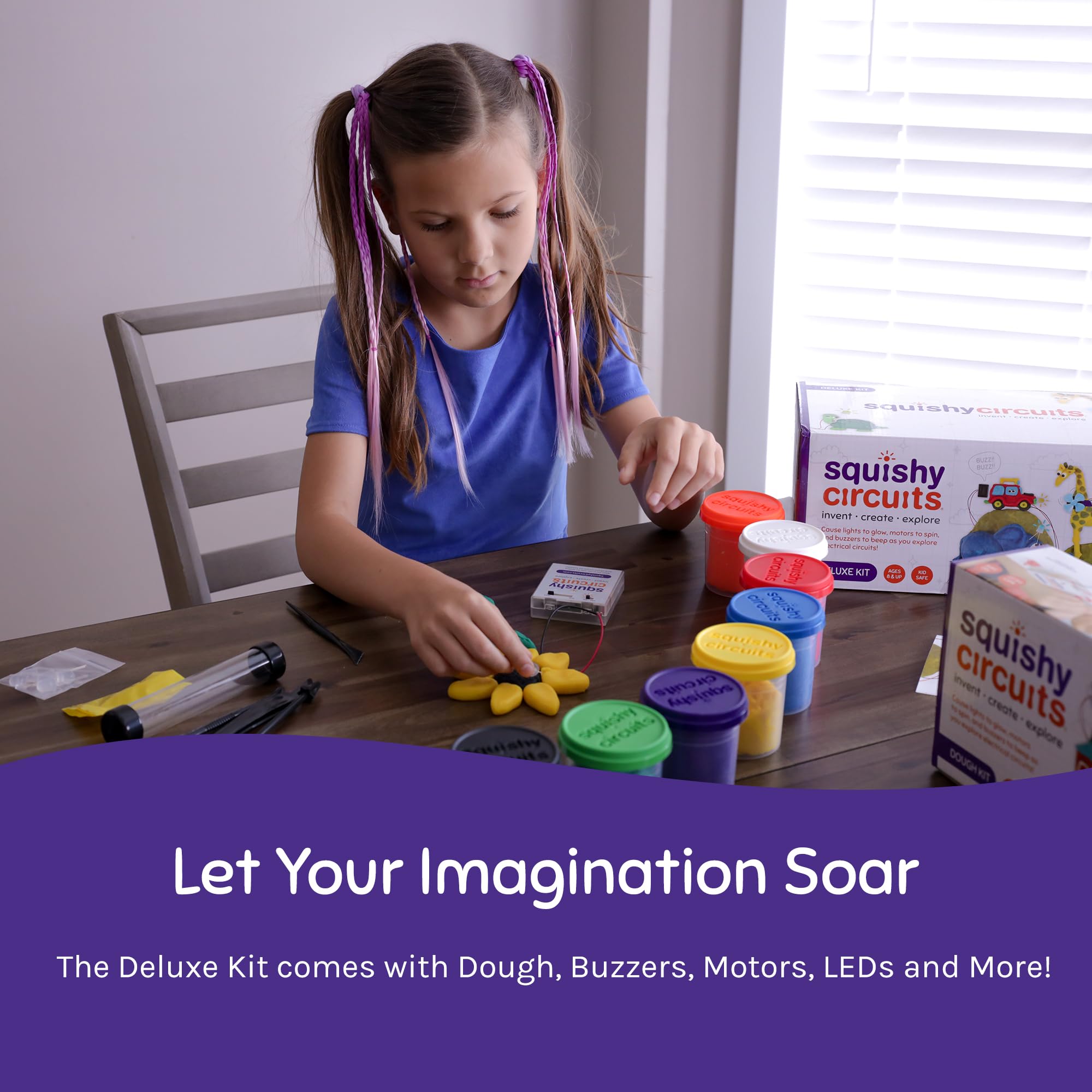 Kids Beginner Electric Circuit Kit with Conductive Dough