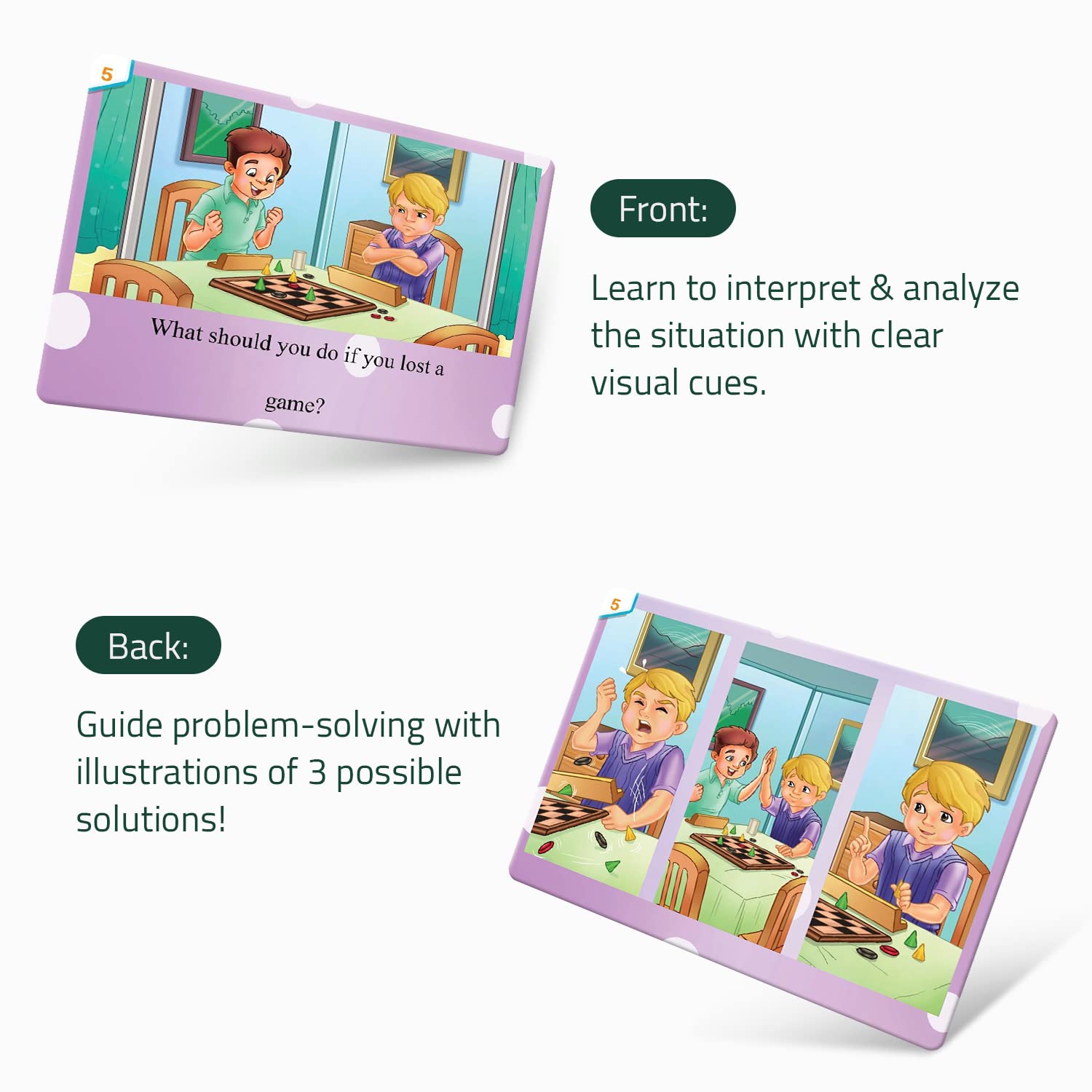 Problem-Solving Scenario Cards for Reasoning & Emotional Skills
