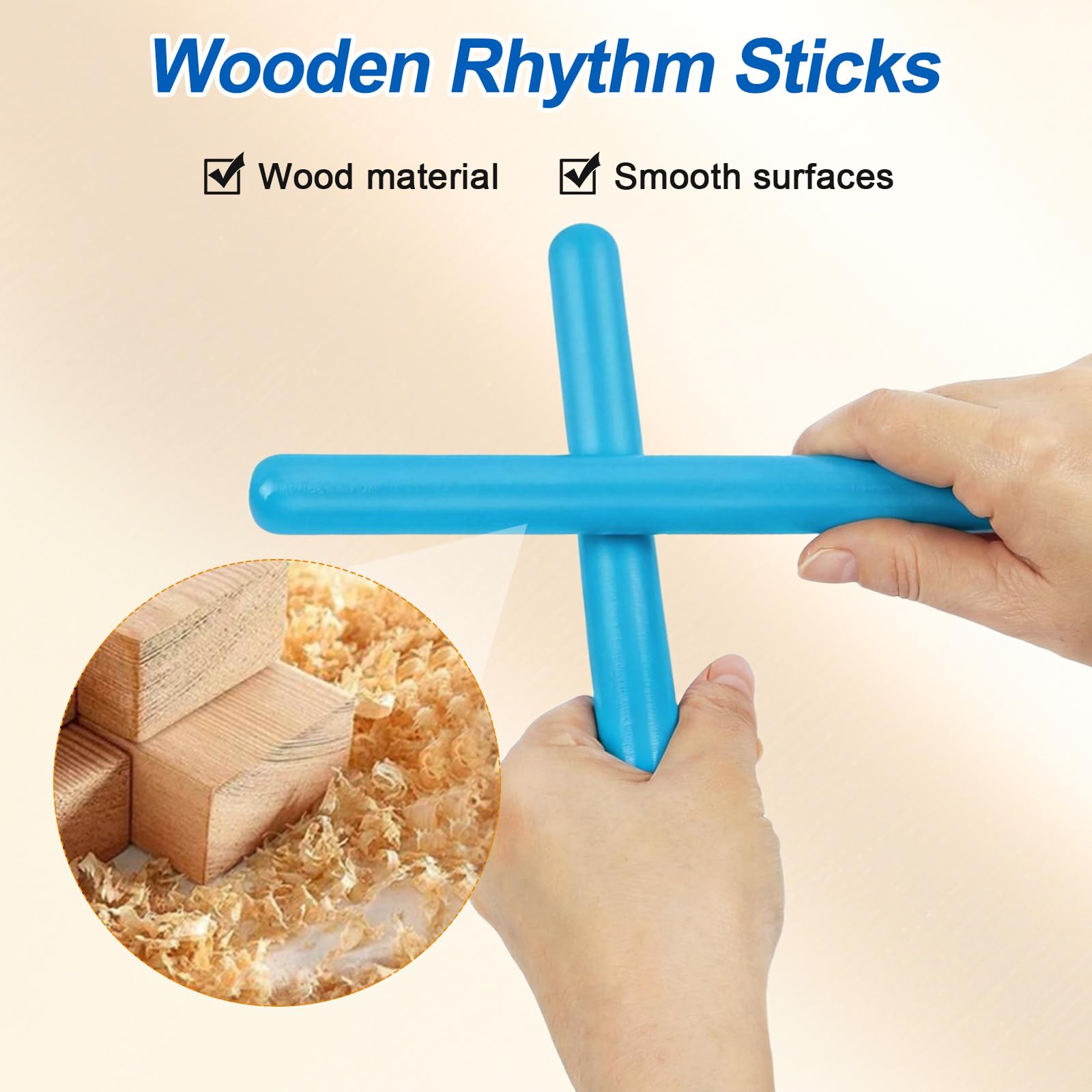 10 Pcs Tambourines for Adults - Half Moon Tambourine, Wood Sticks, Bells Tambourine, Wrist Bells, Egg Shakers, Maracas