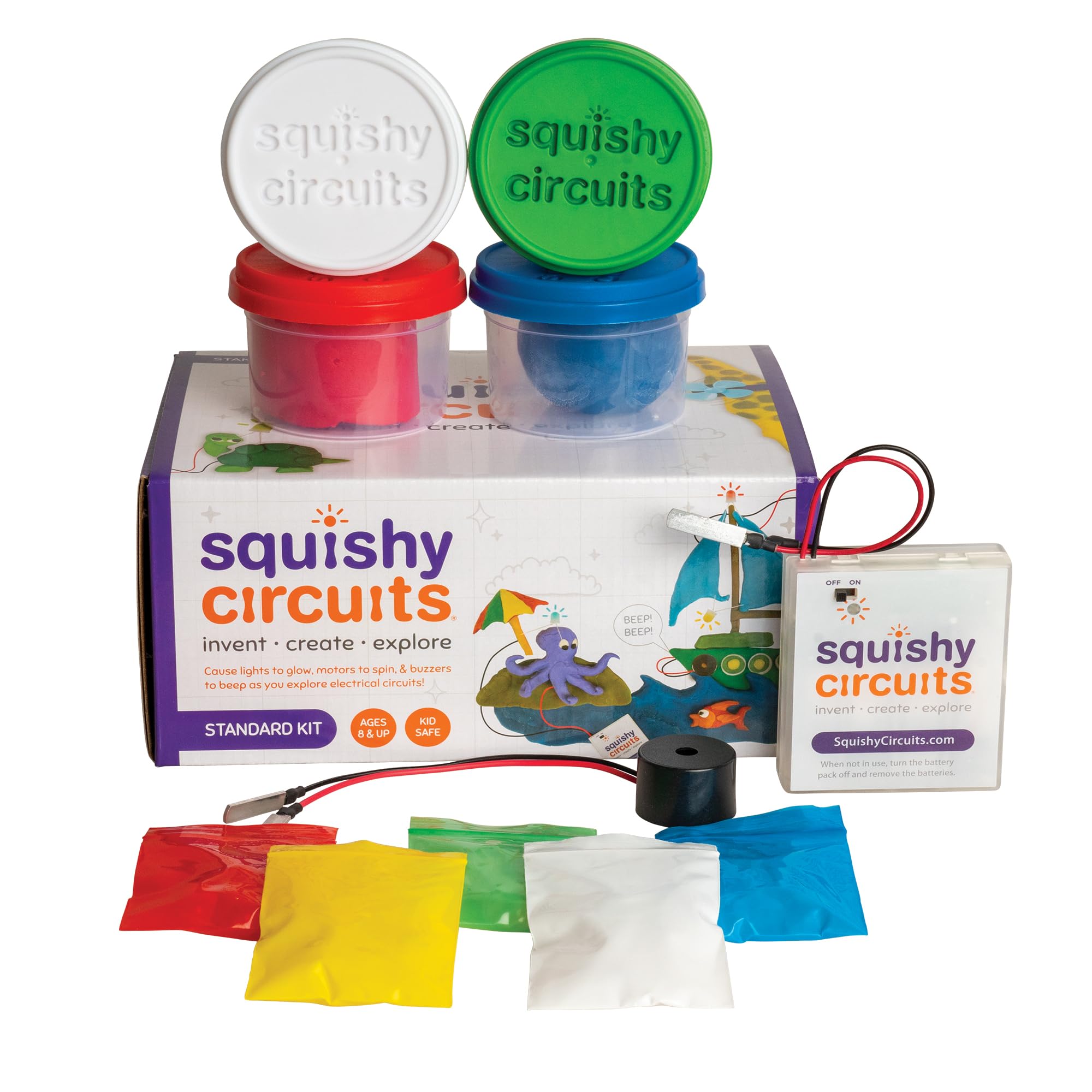 Kids Beginner Electric Circuit Kit with Conductive Dough