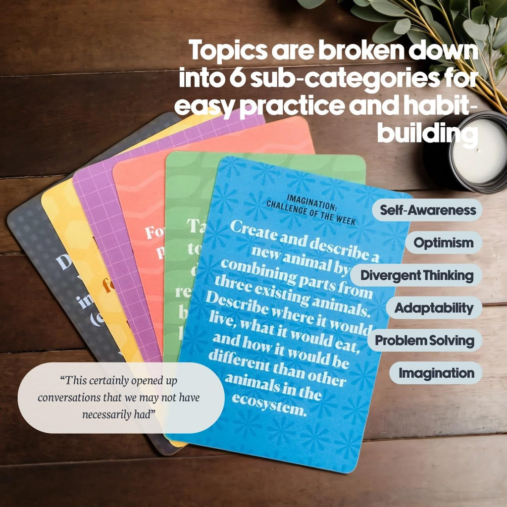52 Parent-Child Challenge Cards for SEL & Life Skills