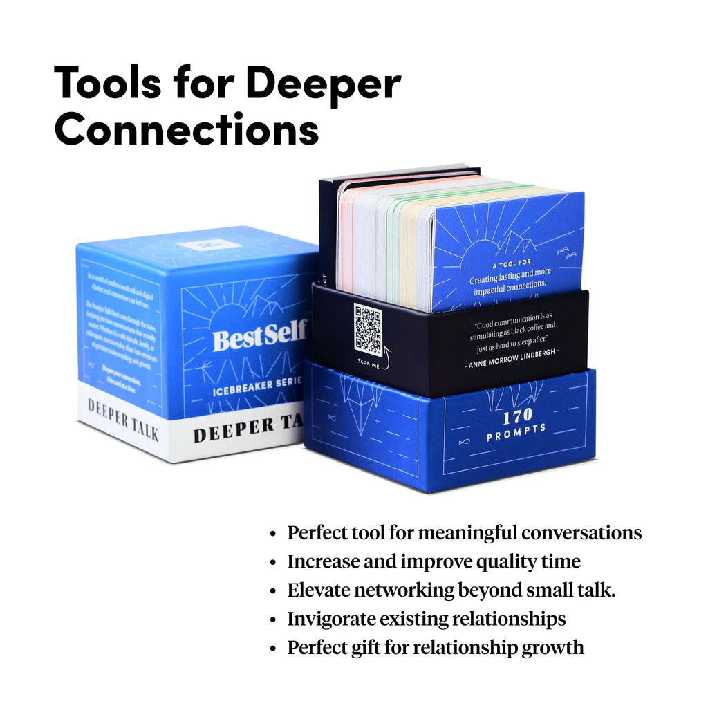 Conversation Starter & Deeper Talk Cards for Meaningful Talks