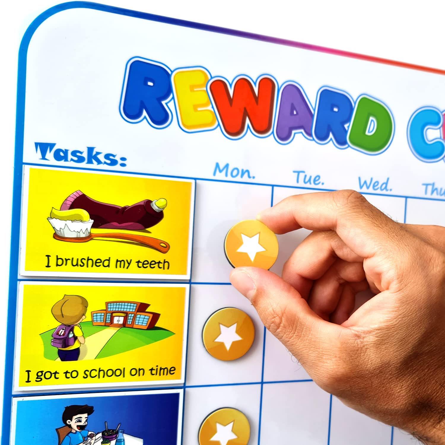 Kids Reward Charts for Positive Habits & Daily Routines