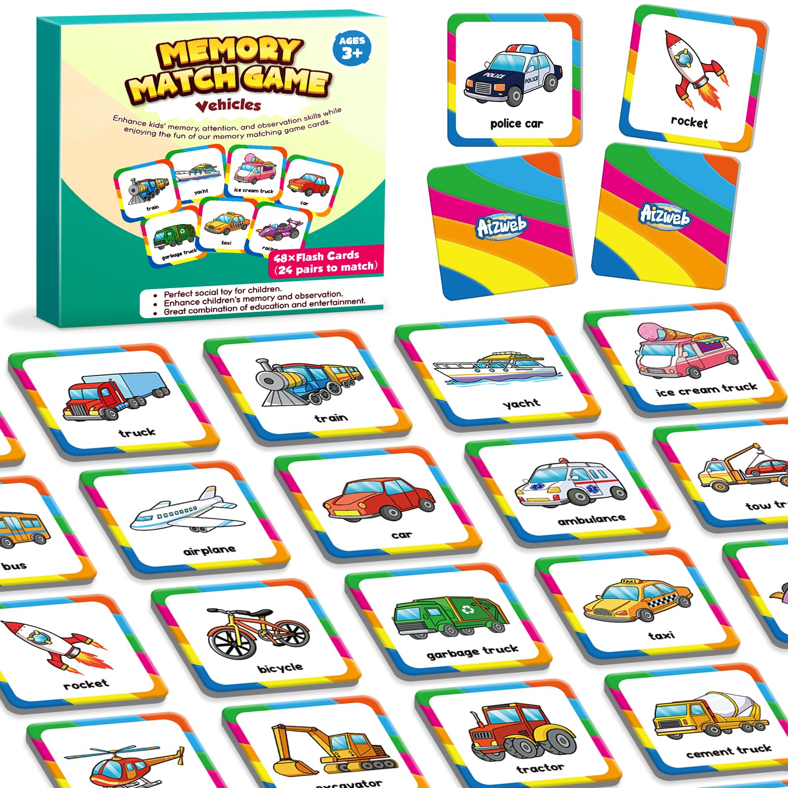 Aizweb Memory Match Game