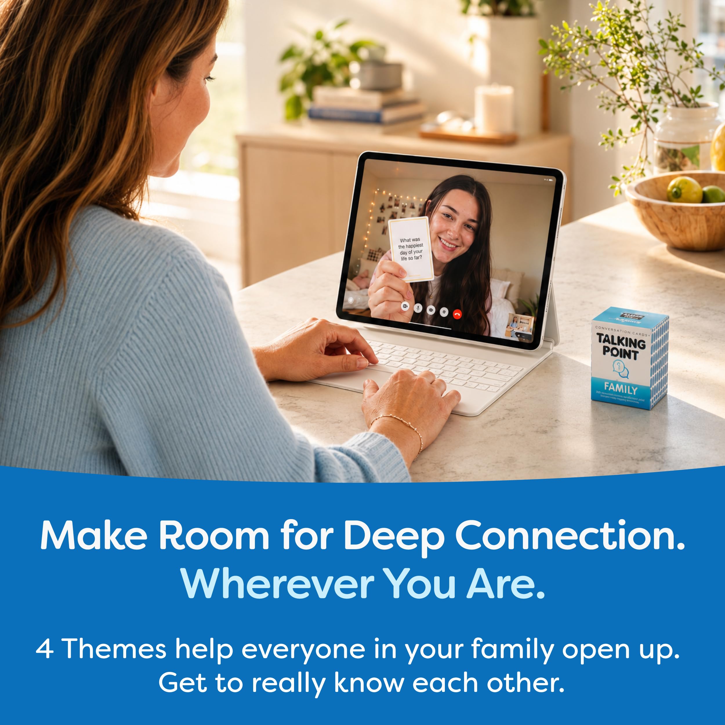 200 Family Conversation Cards for Kids, Teens & Adults