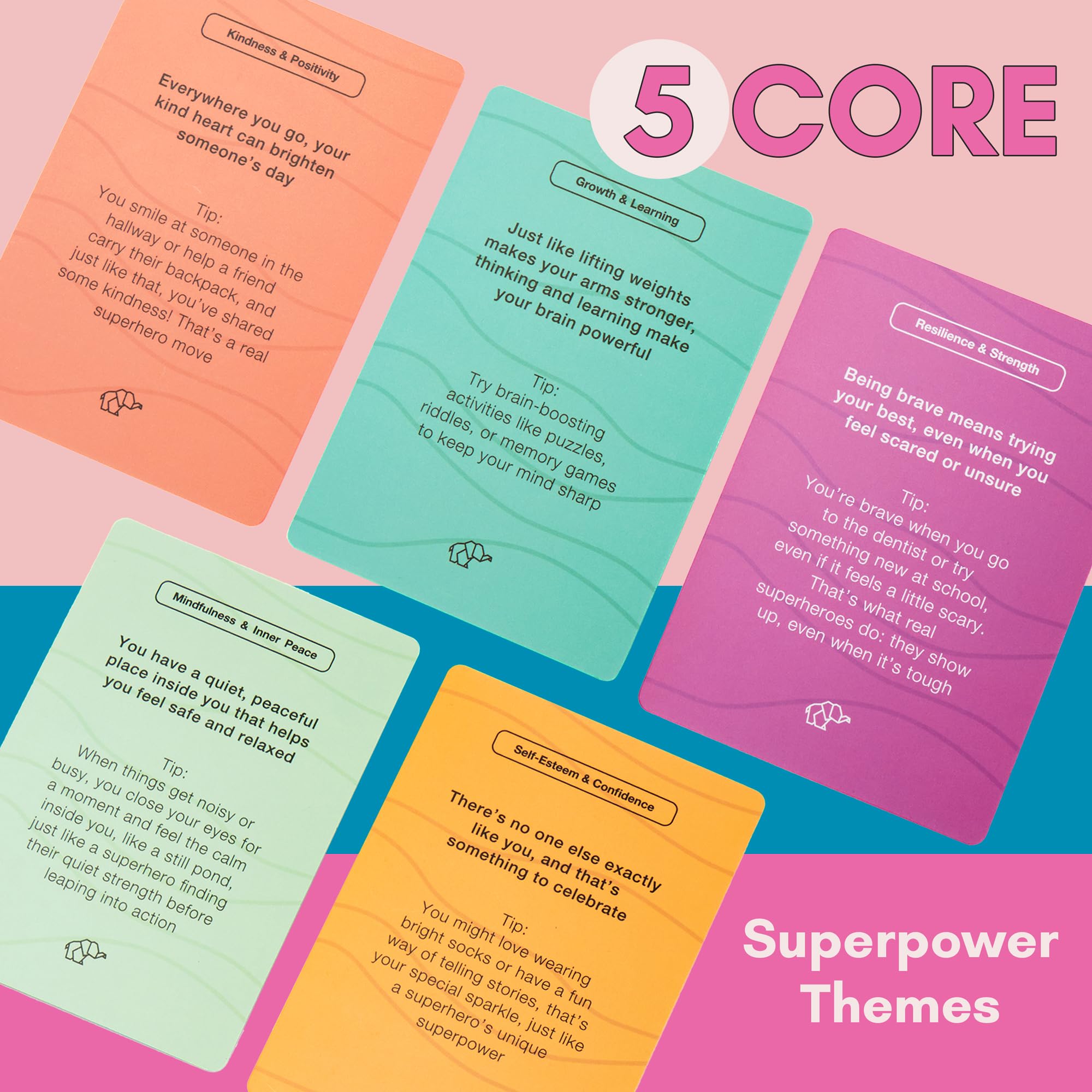 Kids Superhero Affirmation Cards for Confidence & Courage