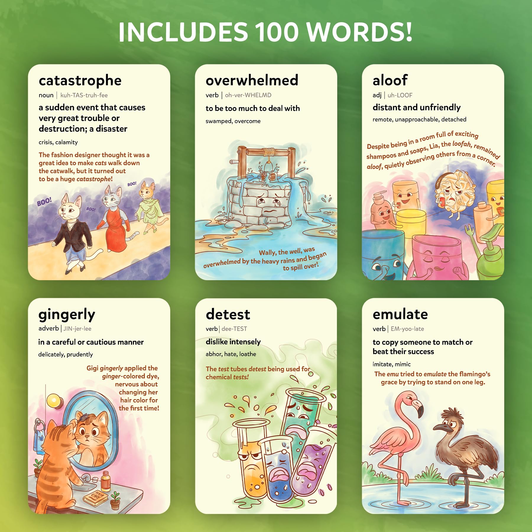 Skillmatics Vocabulary Flash Cards for Kids