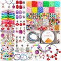 leitait Girl Toys Bracelet Making Kit-Beads for Charm Jewelry Making Kit Supplies DIY Arts Halloween and Christmas Party Favors Crafts for Kids Girl Toys Age 6-7,8-12 Teens Girl Gifts