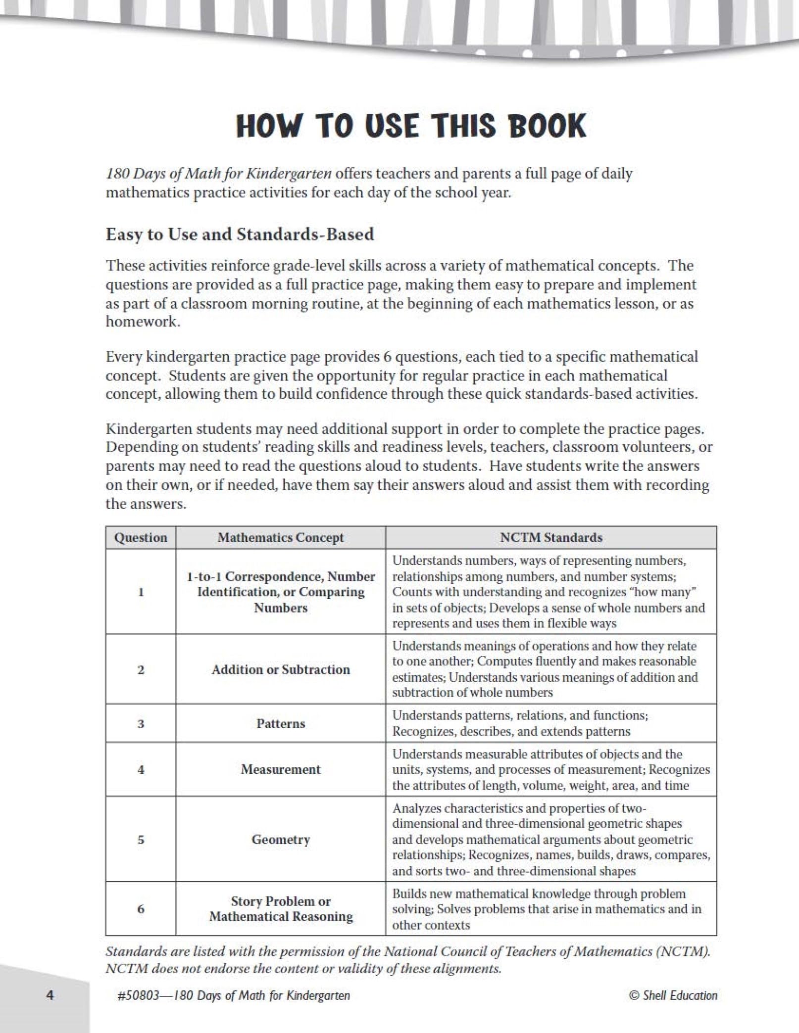Kindergarten 180-Day Practice Workbook Set, 8 Books