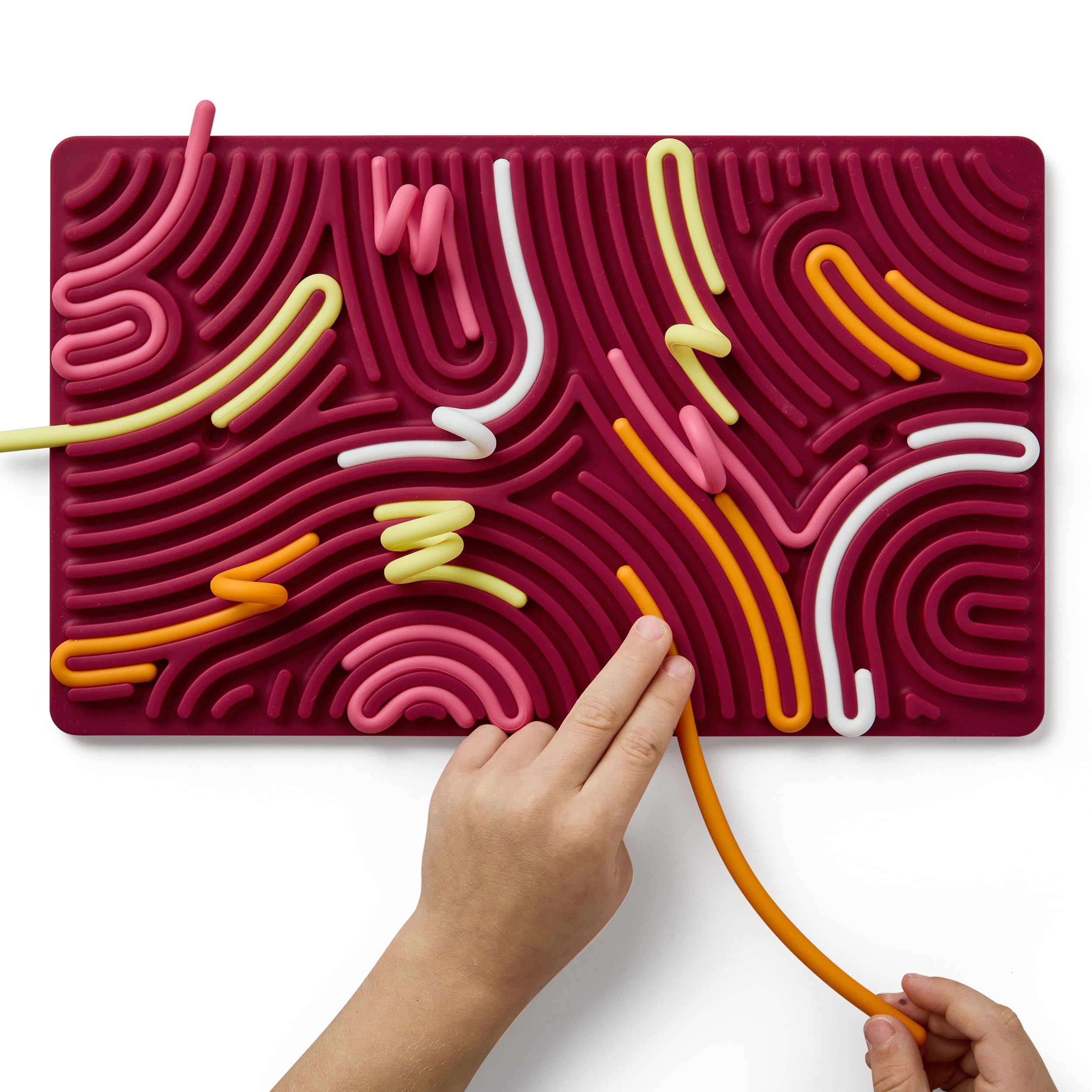 Expandable Silicone Sensory Fidget Activity Board for Kids