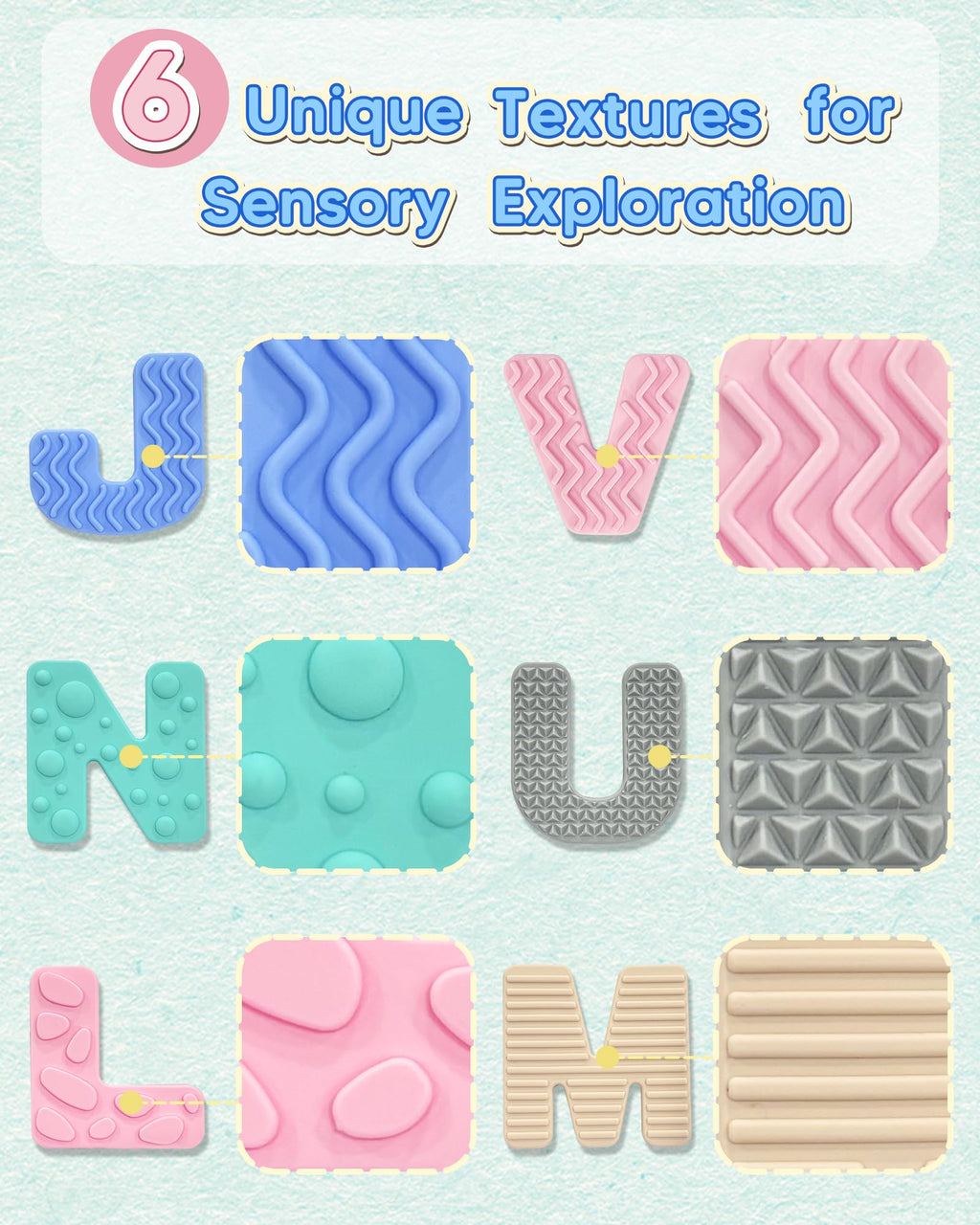 Silicone Magnetic Alphabet Letters, Cute ABC Fridge Magnets for Toddler Kid