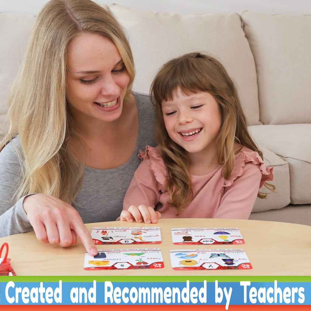 THE BAMBINO TREE Phonics Flash Cards - Learn to Read in 20 Phonic Stages