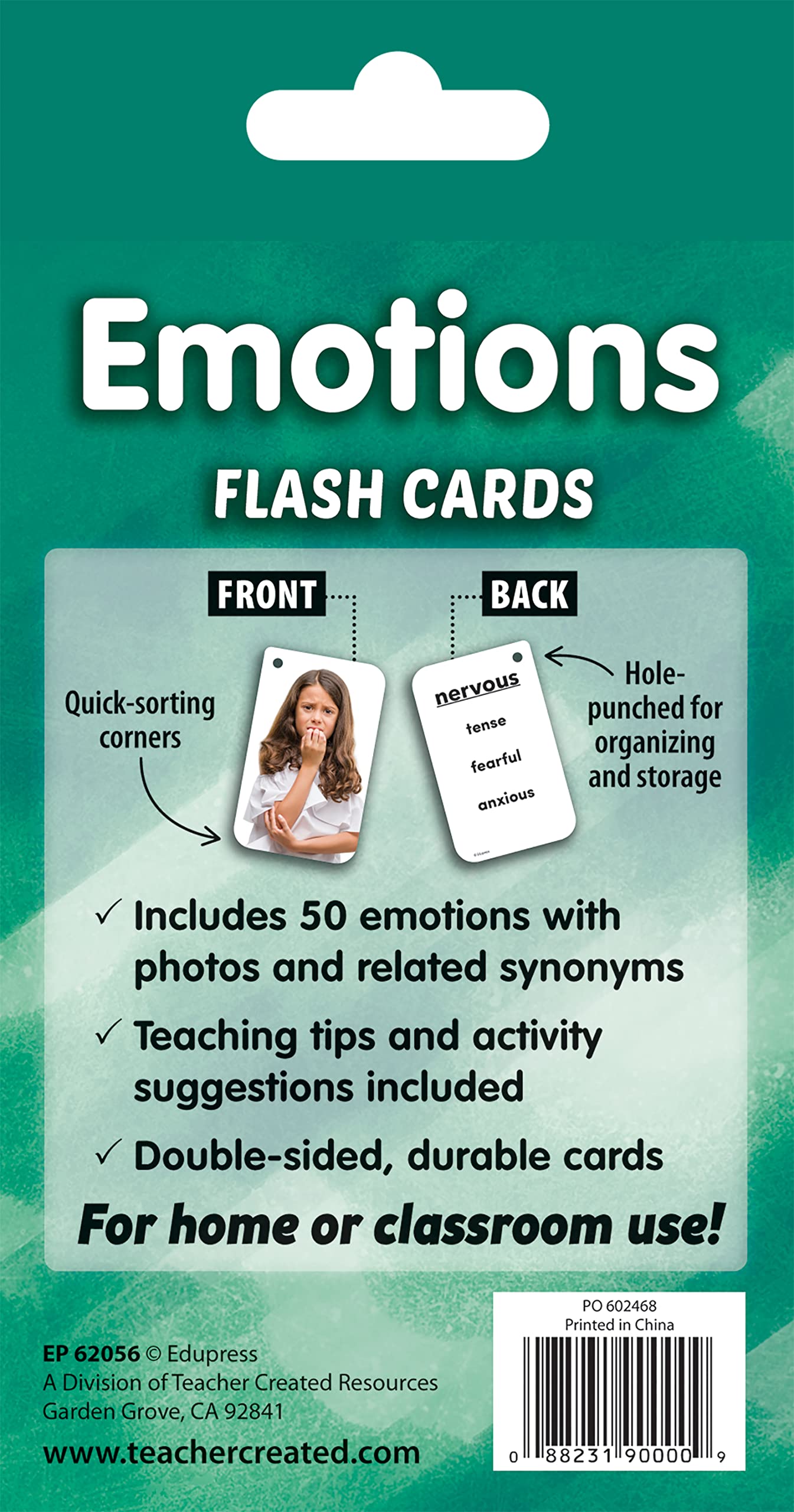 Teacher Created Resources Emotions Flash Cards (EP62056)