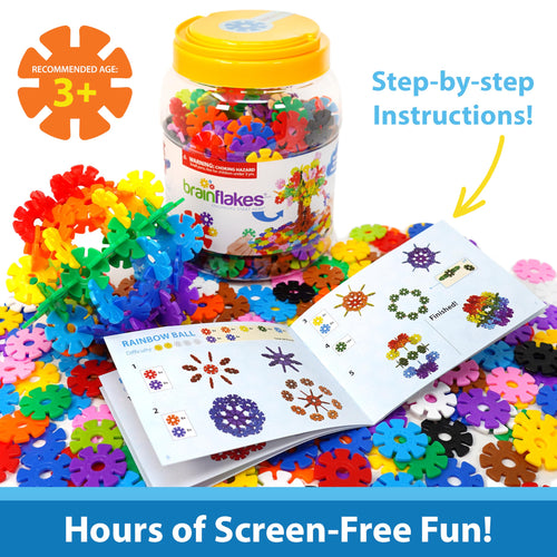 500-Piece Interlocking Disc Building Set for STEM Play