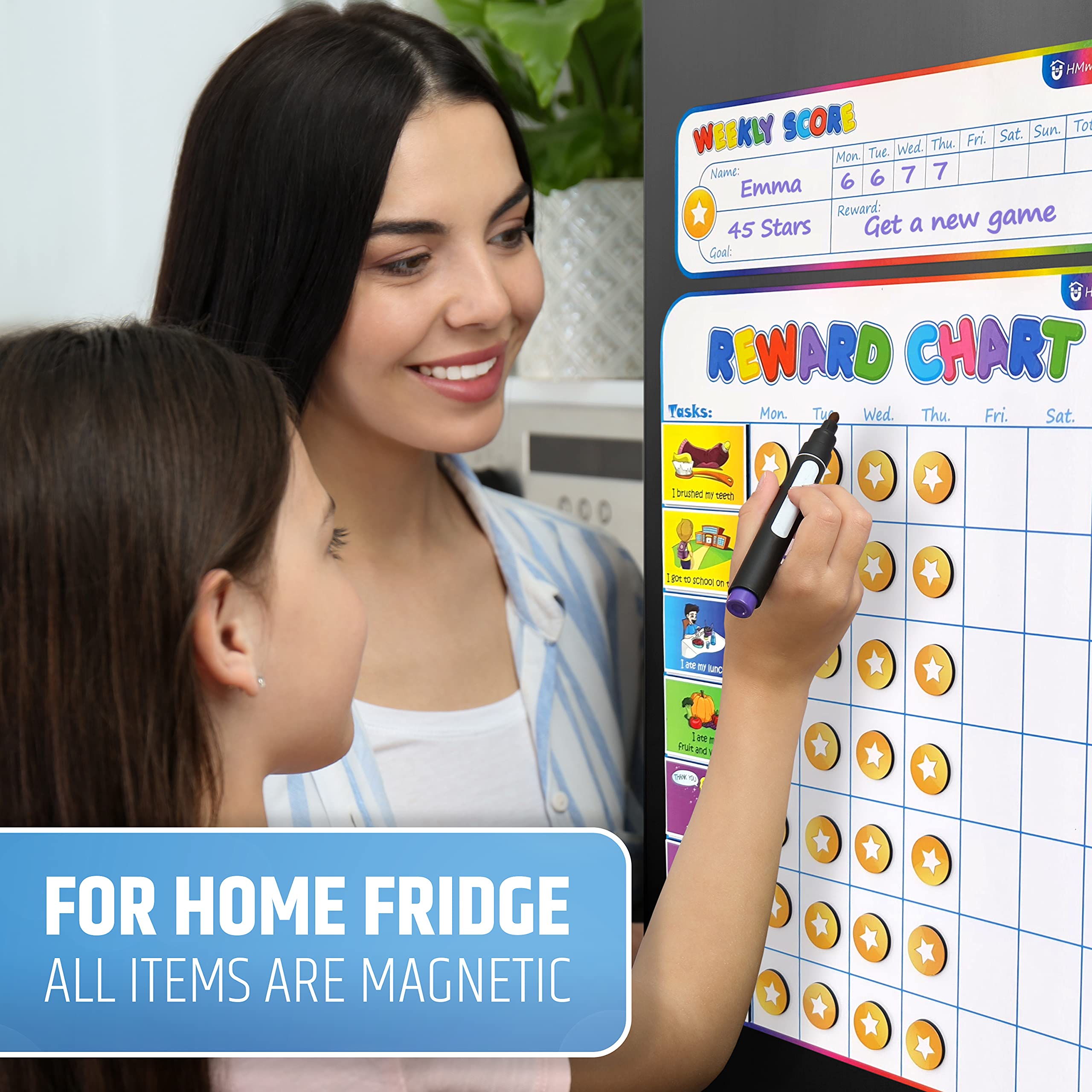 Kids Reward Charts for Positive Habits & Daily Routines