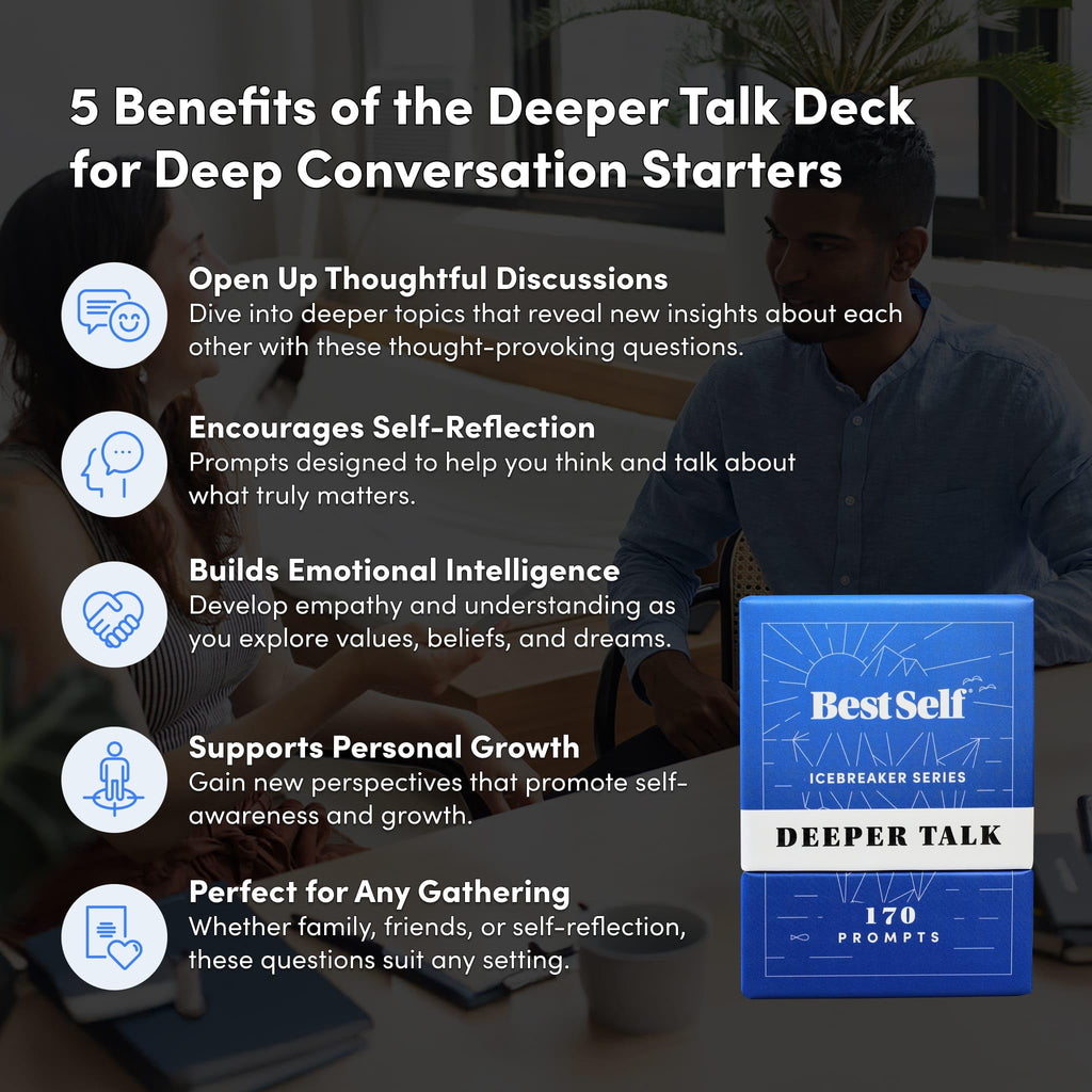 Conversation Starter & Deeper Talk Cards for Meaningful Talks