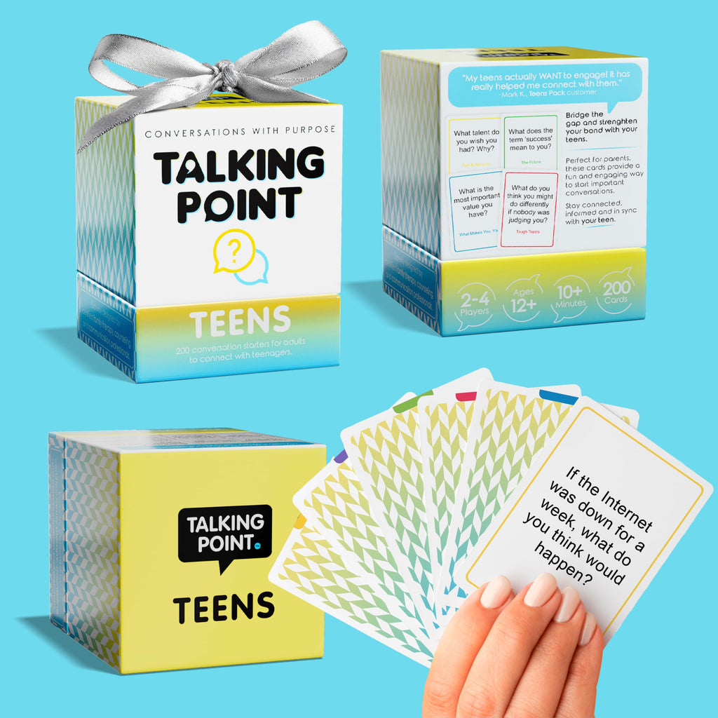 200 Teen Conversation Cards for Therapy & Social Skills