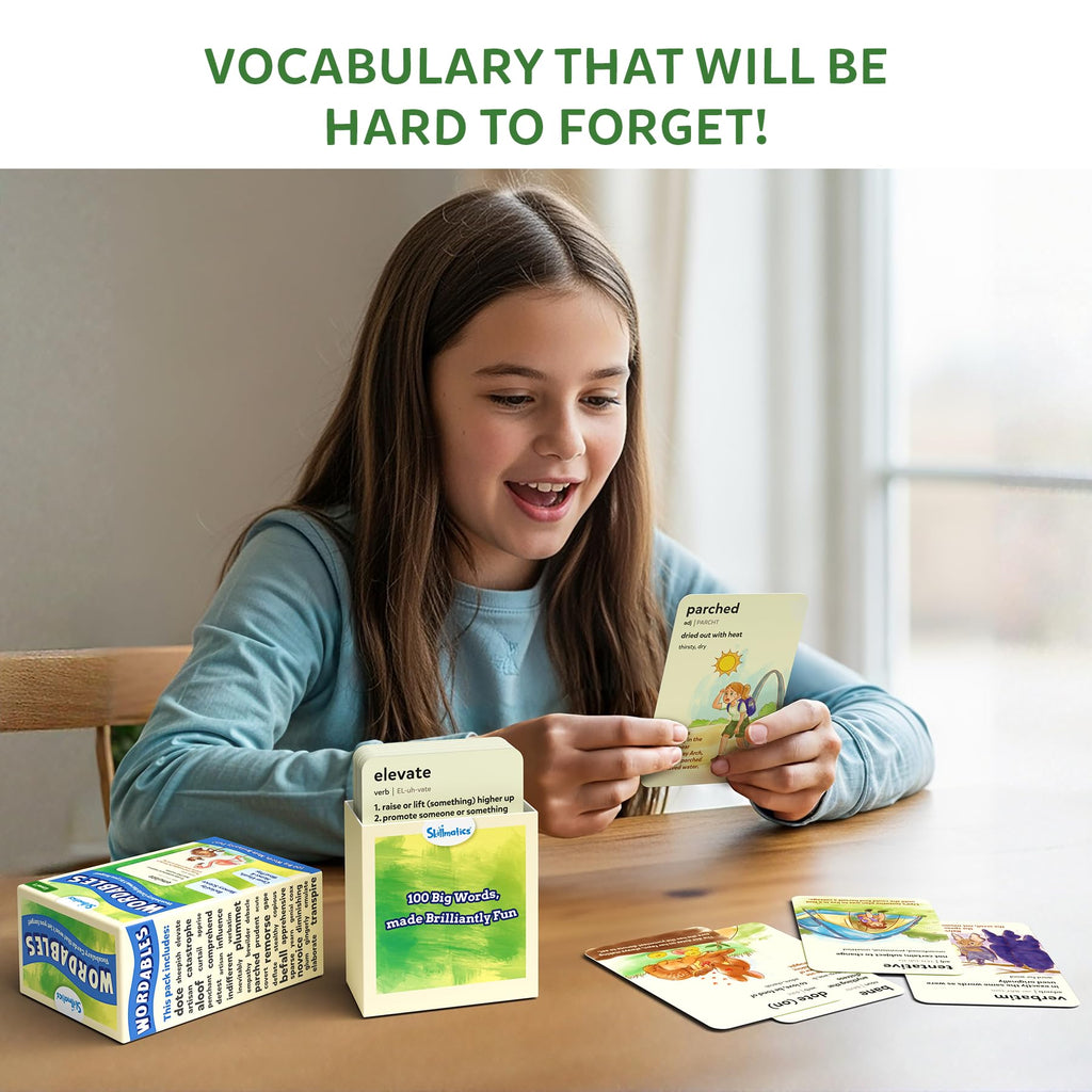 Skillmatics Vocabulary Flash Cards for Kids