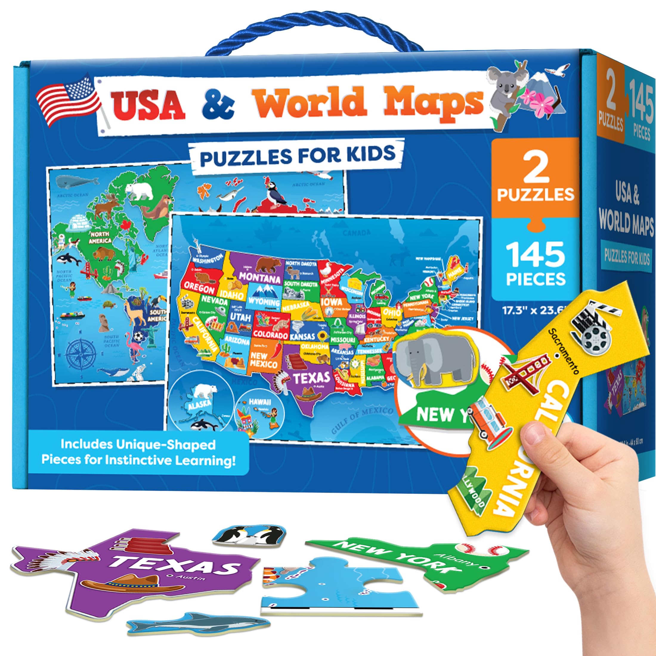 Back to School Jigsaw Puzzles for Kids - Ages 4-8