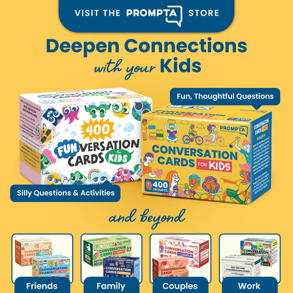 400 Family Conversation Cards for Kids & Social Skills