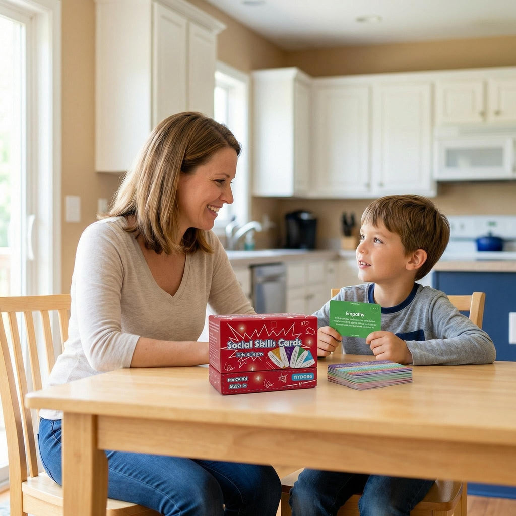 100 Social Skills Conversation Cards for Kids & Teens