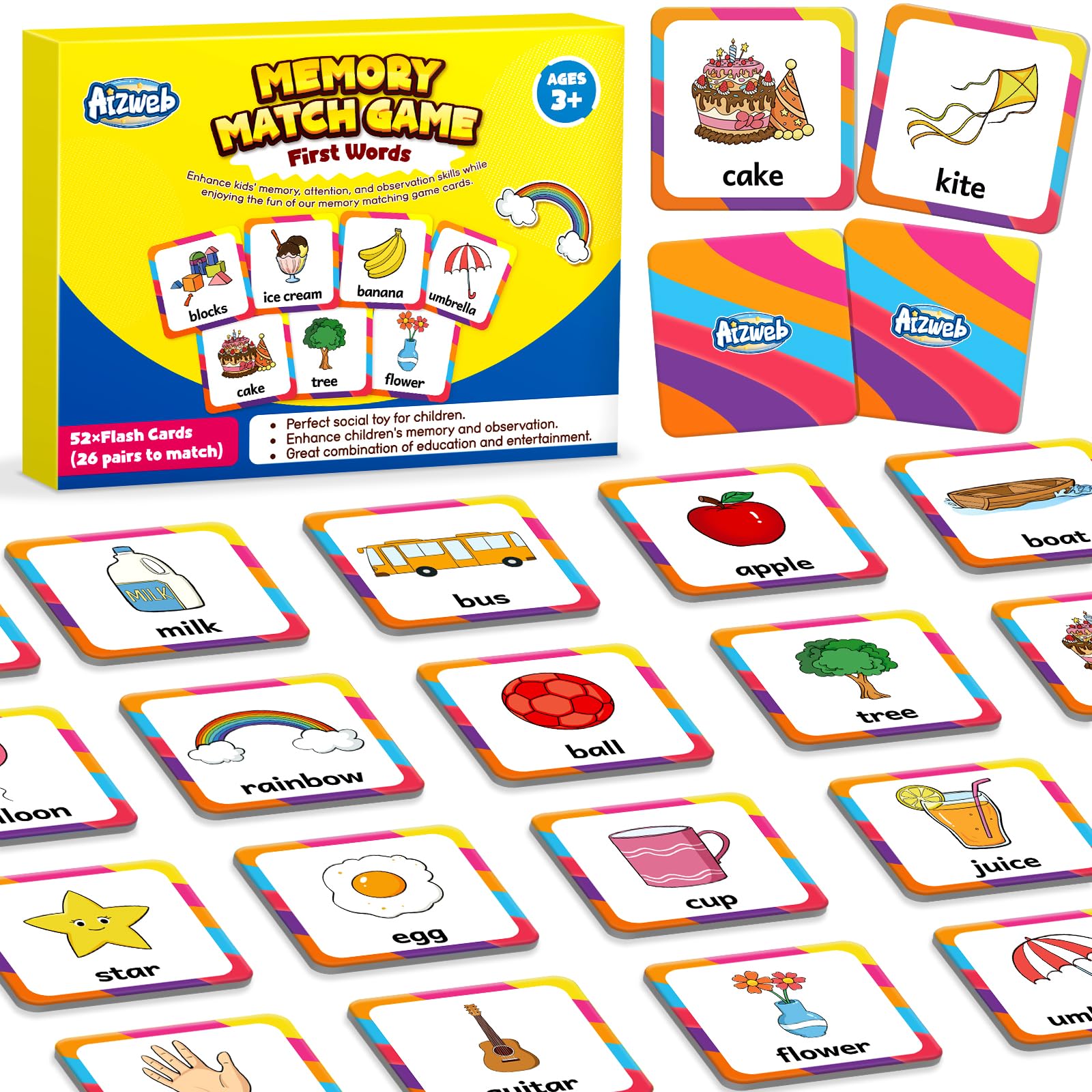 Aizweb Memory Match Game
