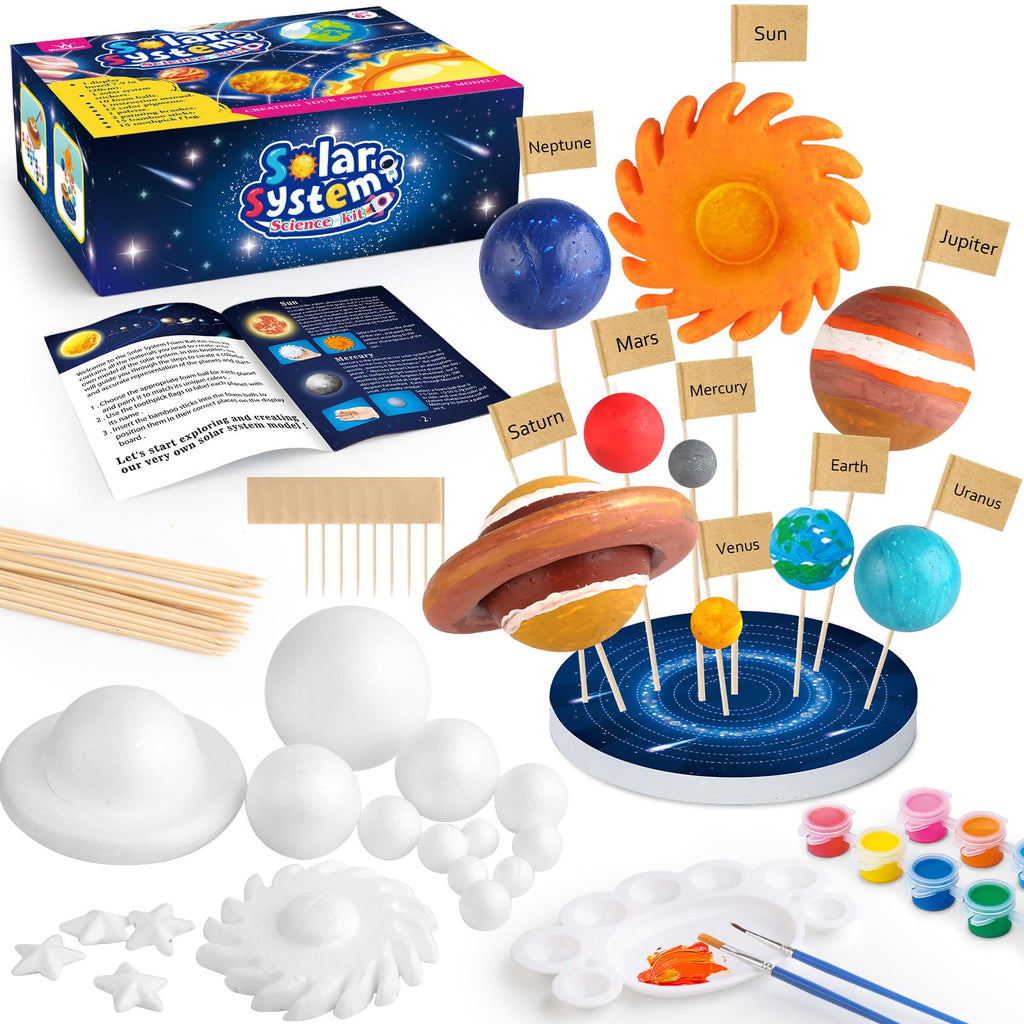 wookidel 64 PCS Solar System Project Kit, Solar System for Kids